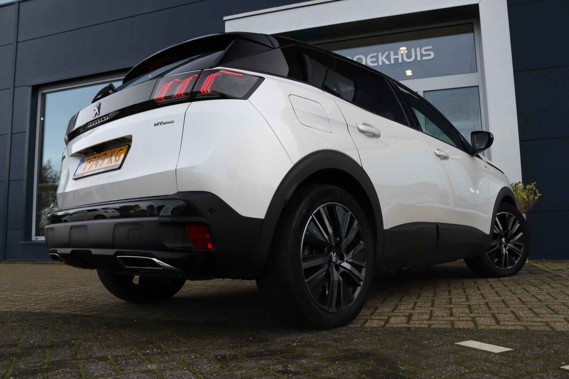 Peugeot 3008 1.6 HYbrid 225-PK GT | Schuif/kantel dak | FOCAL | Massage | Camera | ACC | Blackpack | Keyless | Alcantara | Elektr. klep - 15/54