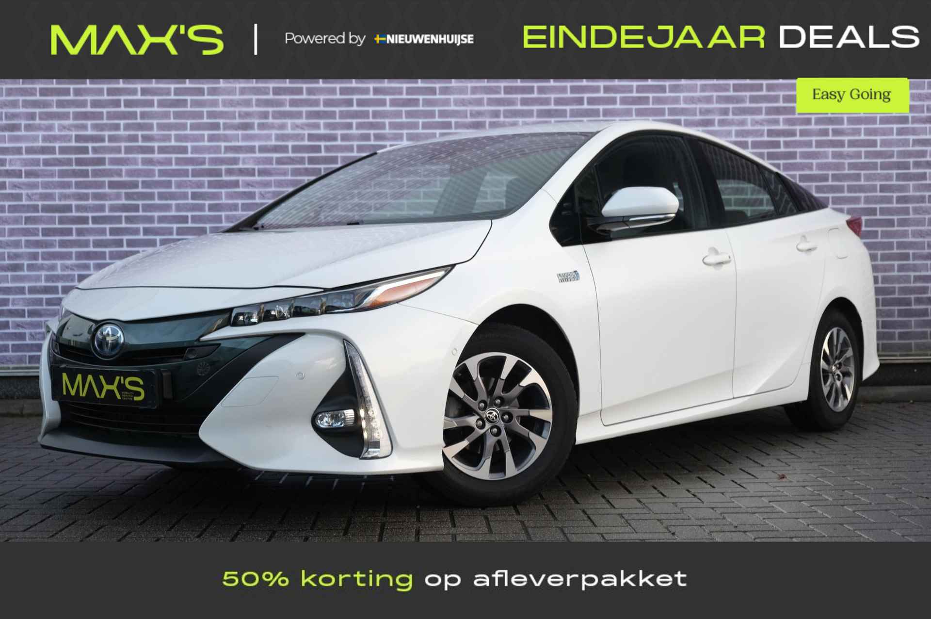 Toyota Prius 1.8 Plug-in Executive | Stoelverwarming | Achteruitrijcamera | Adaptive Cruise Control | Parkeersensoren | HeadUp Display | LaneAssist | Dealer Onderhouden - 1/34