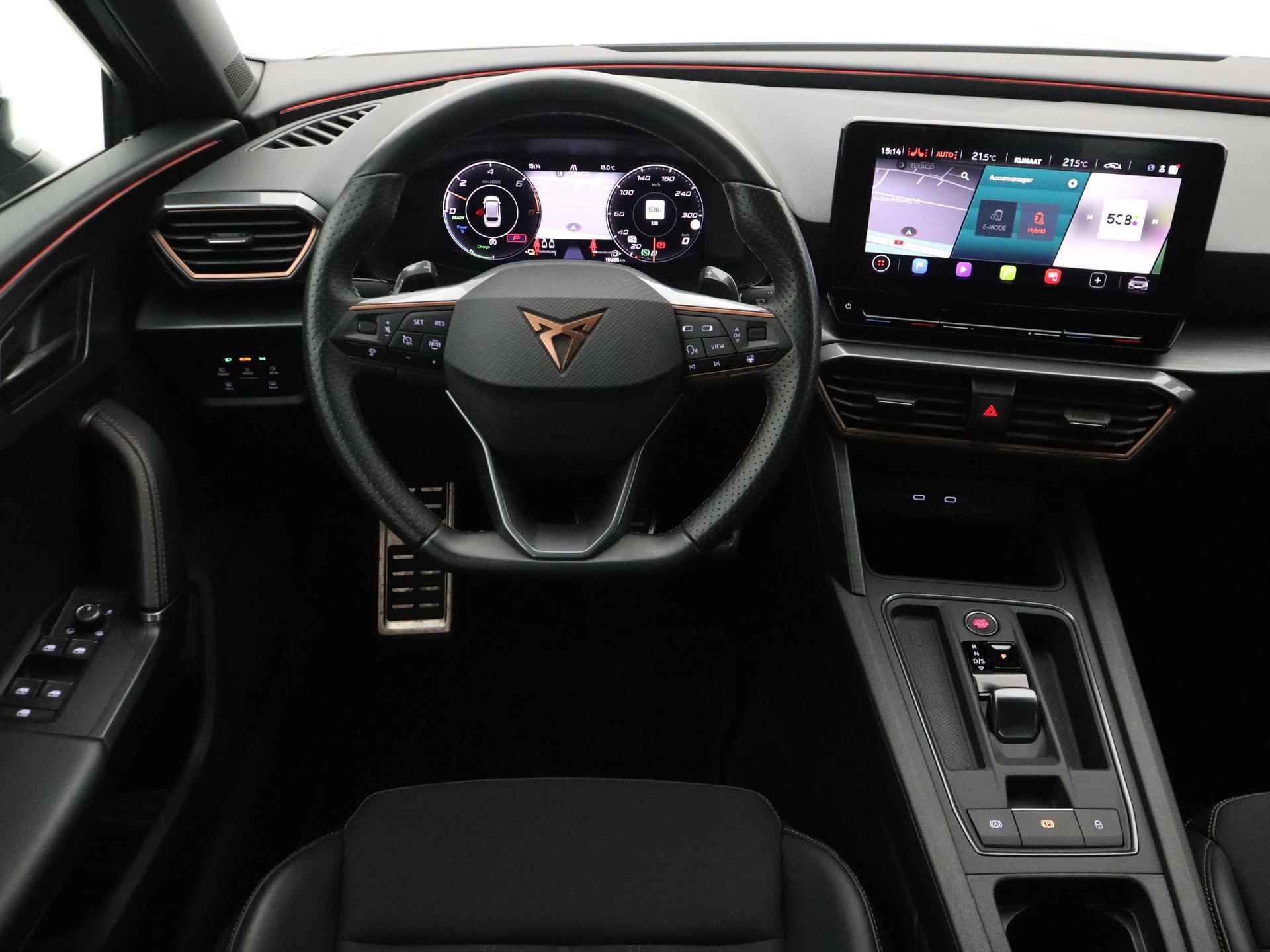 CUPRA Leon Sportstourer 1.4 e-Hybrid VZ Business | Pano.dak | Navigatie | LED | Stuur- / Stoelverwarming | Camera | Carplay | ACC | - 11/20