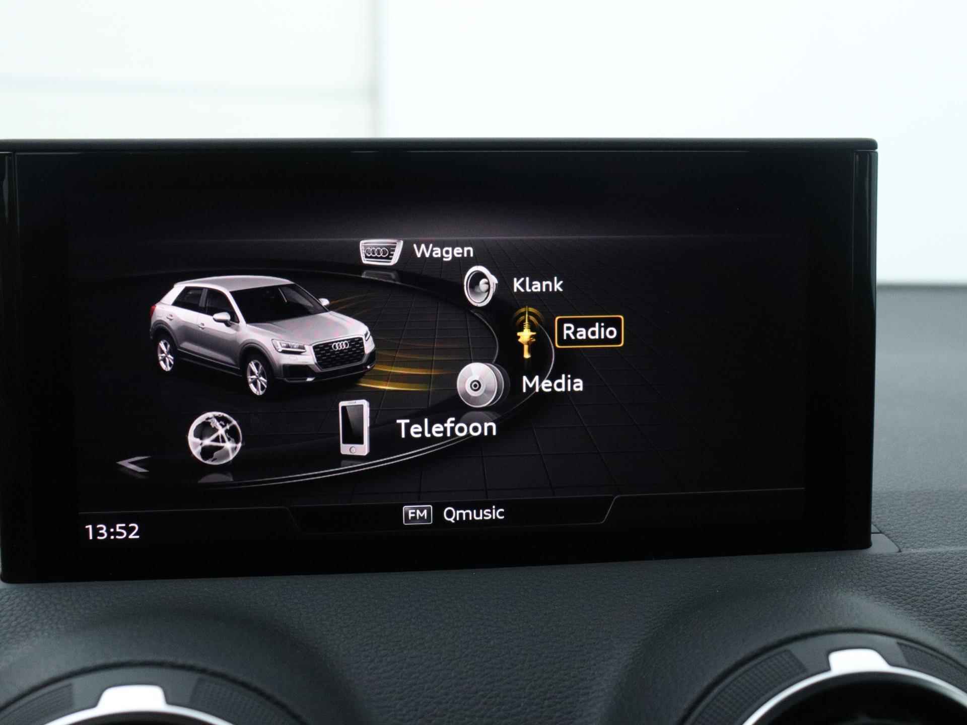 Audi Q2 30 TFSI Pro Line 110 PK | LED Koplampen | Apple Carplay/Android Auto | Virtual Cockpit | Climate Control | Cruise Control | Parkeersensoren | Lichtmetalen velgen | Fabrieksgarantie | - 15/29
