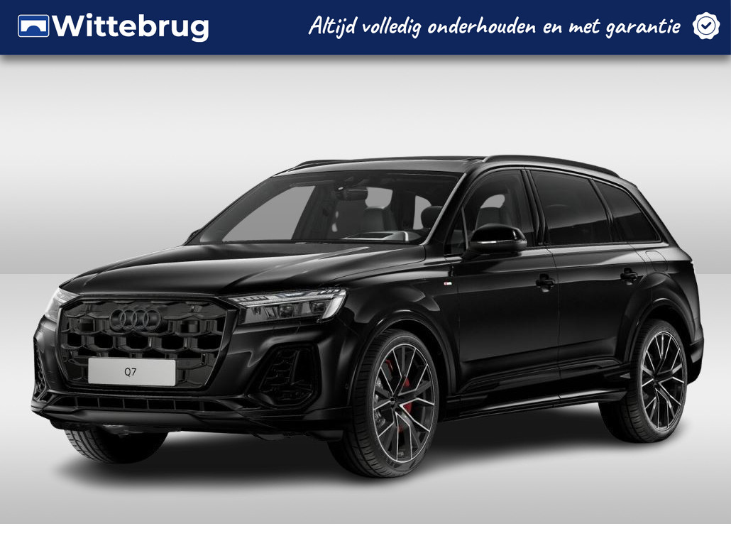 Audi Q7 60 TFSI e 490pk quattro Pro Line S Competition | Panoramadak | Head Up | S-sportstoelen | Stoelventilatie | Trekhaak | Bang & Olufsen | Servo | Carbon | Assistentiepakket plus | 22" LM velgen | Laserlicht