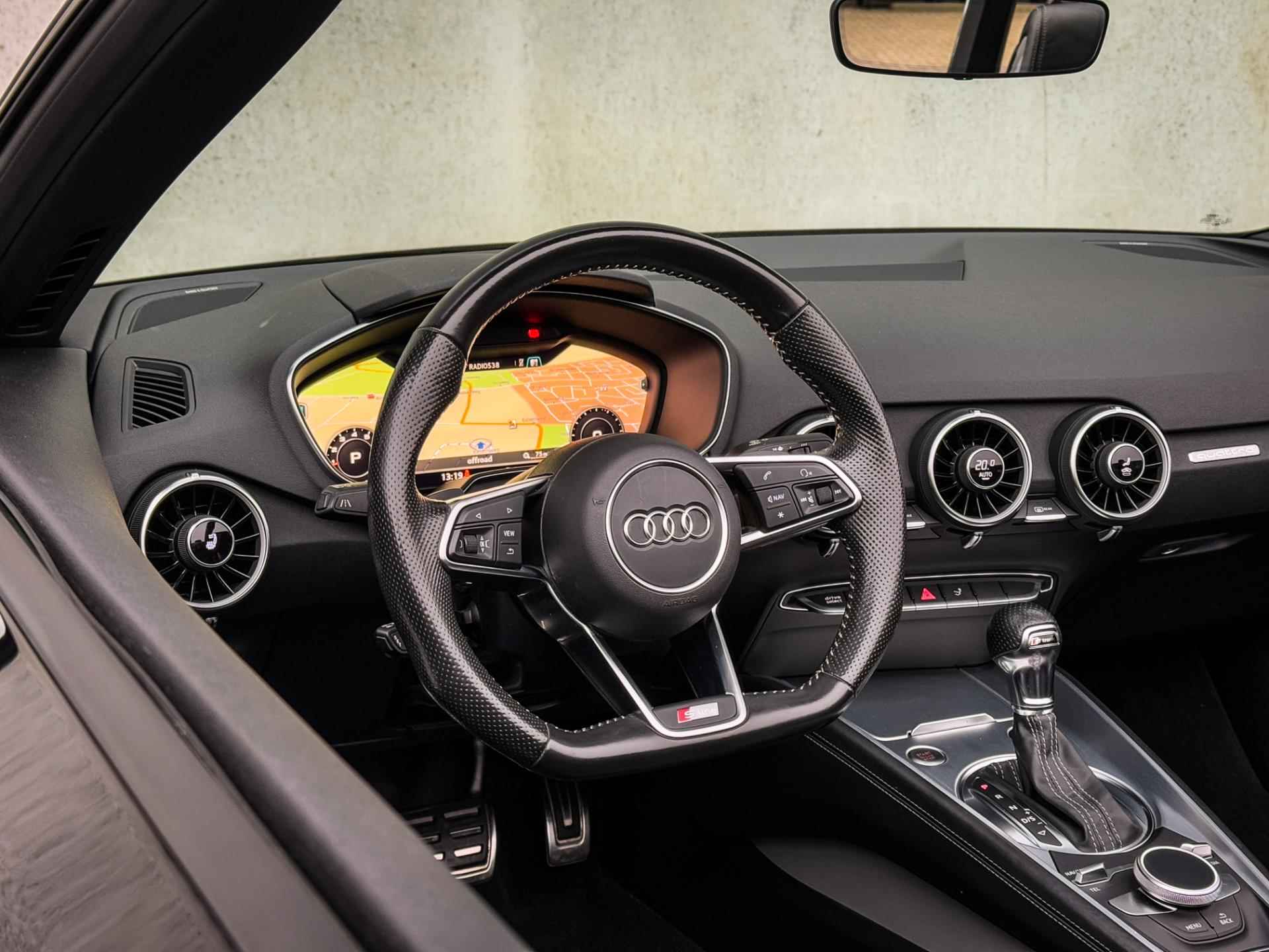 Audi TT Roadster 2.0 TFSI quattro S-Line | Virtual cockpit | Bang & Olufsen | Nekverwarming | H.Leder | 1e eig. | - 21/45