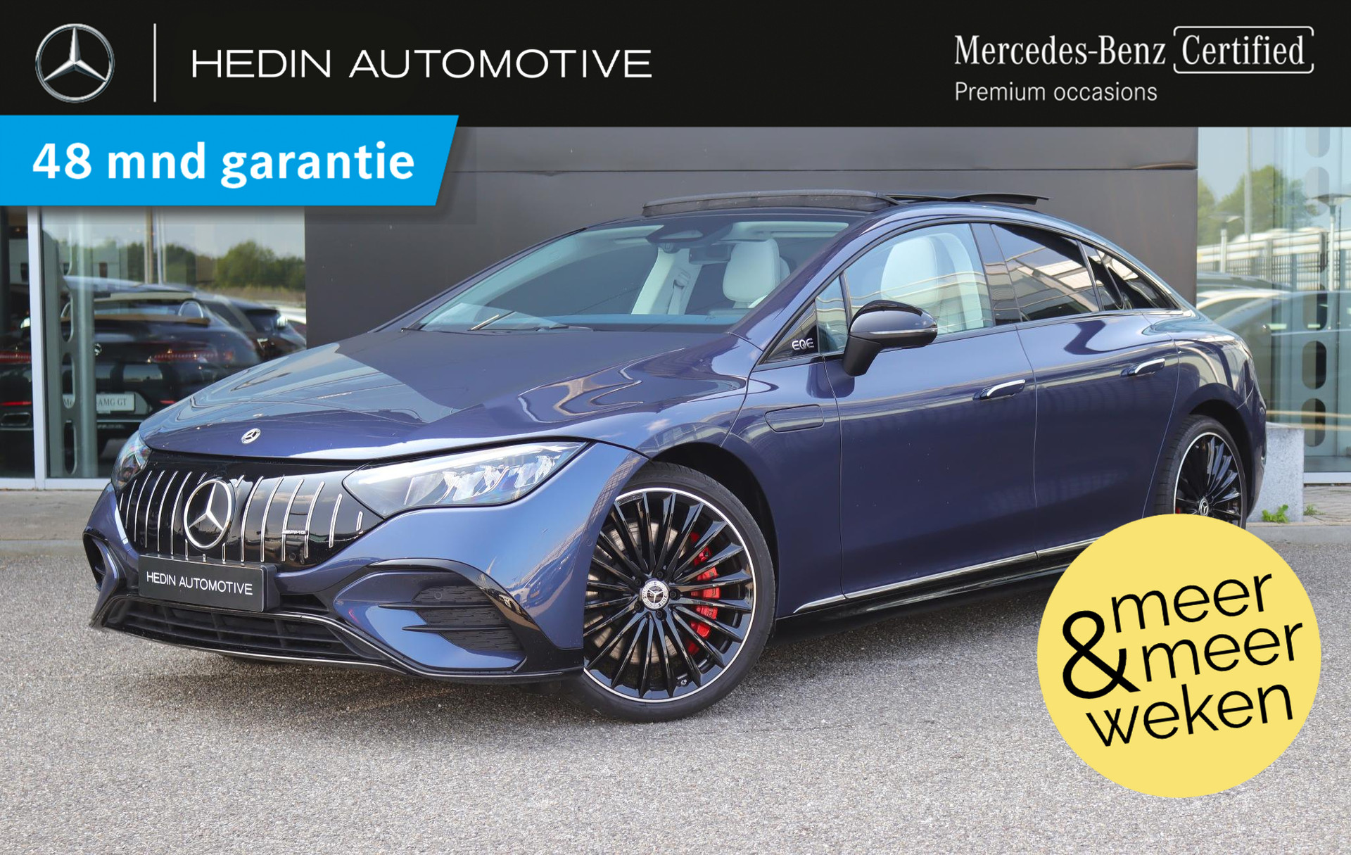 Mercedes-Benz EQE 350+ AMG Line 91 kWh | Advantage Pakket | Airmatic | Panoramadak | 21 Inch | Burmester | Memory