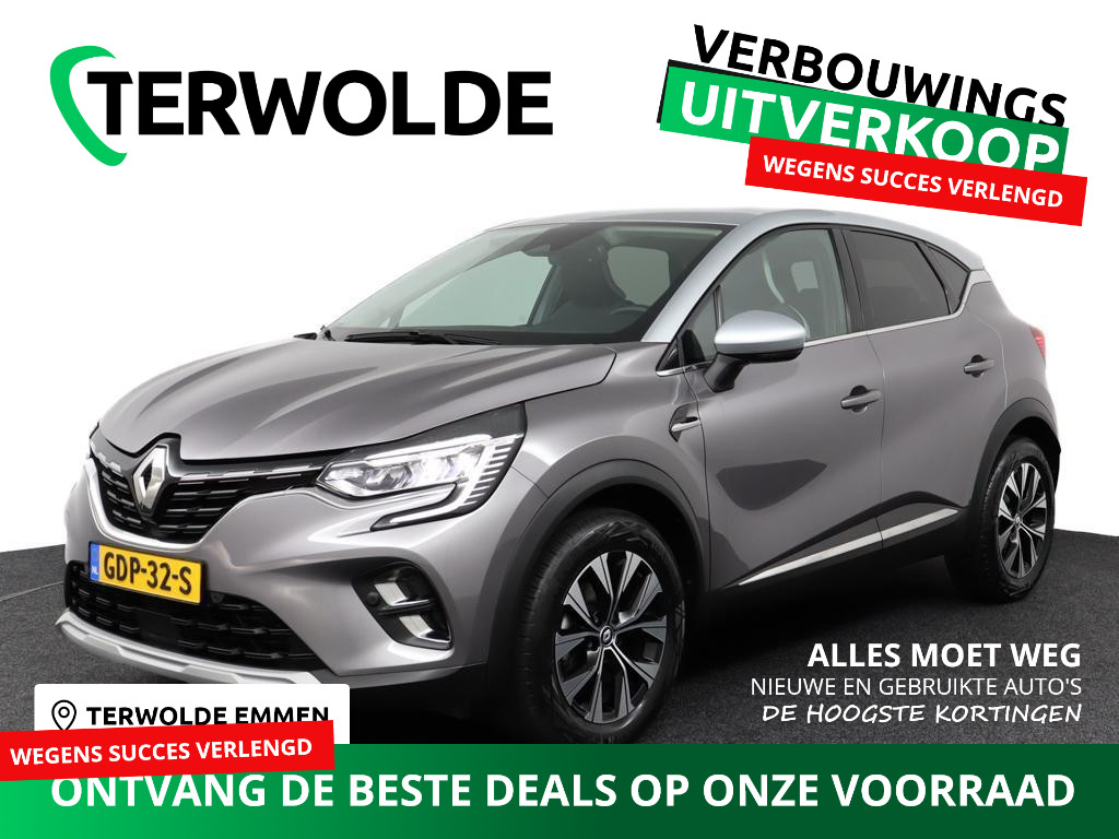 Renault Captur 1.0 TCe 90 techno | Two-Tone kleur | Easy Link Navigatie | Achteruitrijcamera | Parkeersensoren | Fabrieksgarantie t/m 05-2025