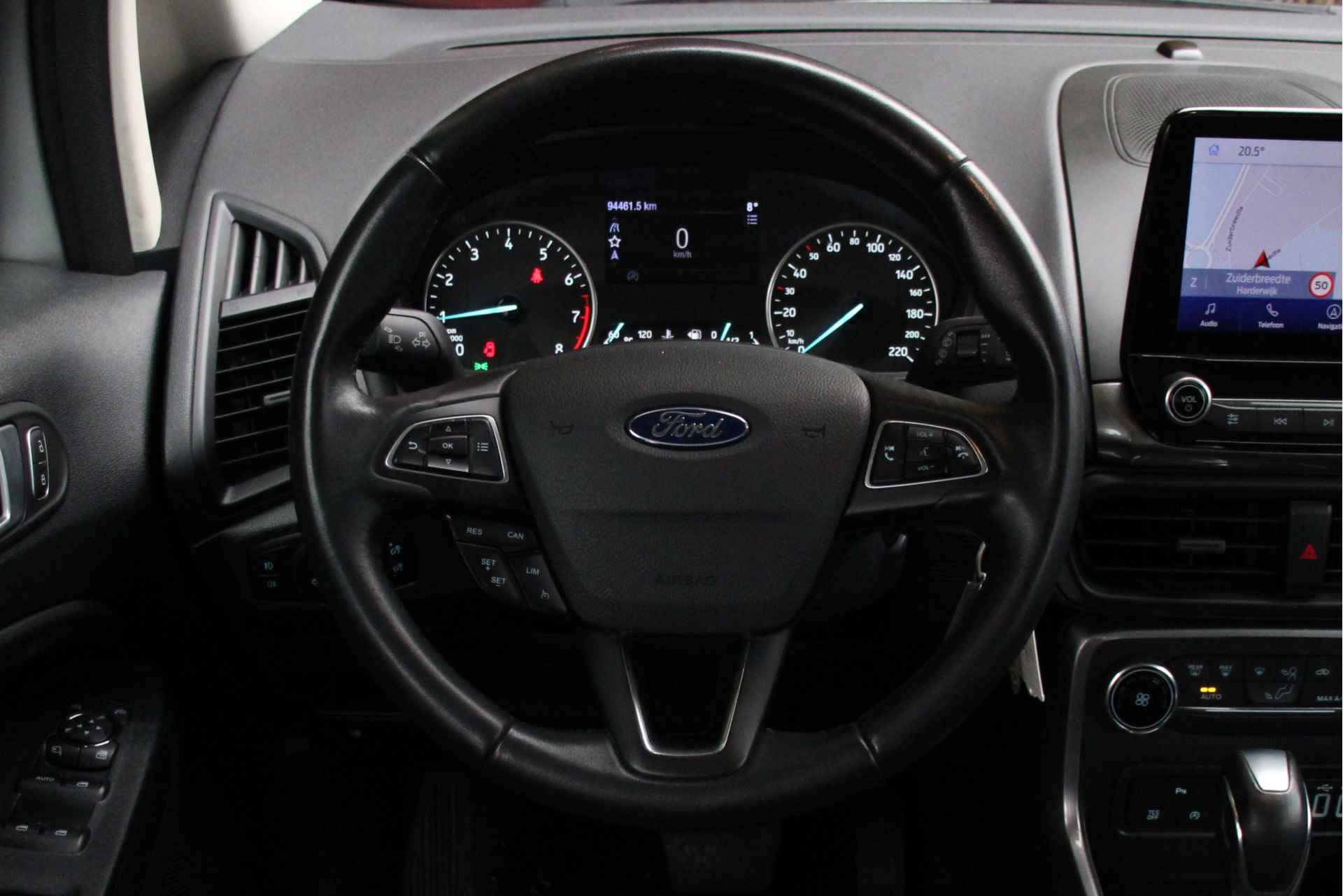 Ford EcoSport 1.0 EcoBoost Titanium Automaat | Trekhaak | Cruise Control | Parkeersensoren voor & achter | Navigatie - 12/18