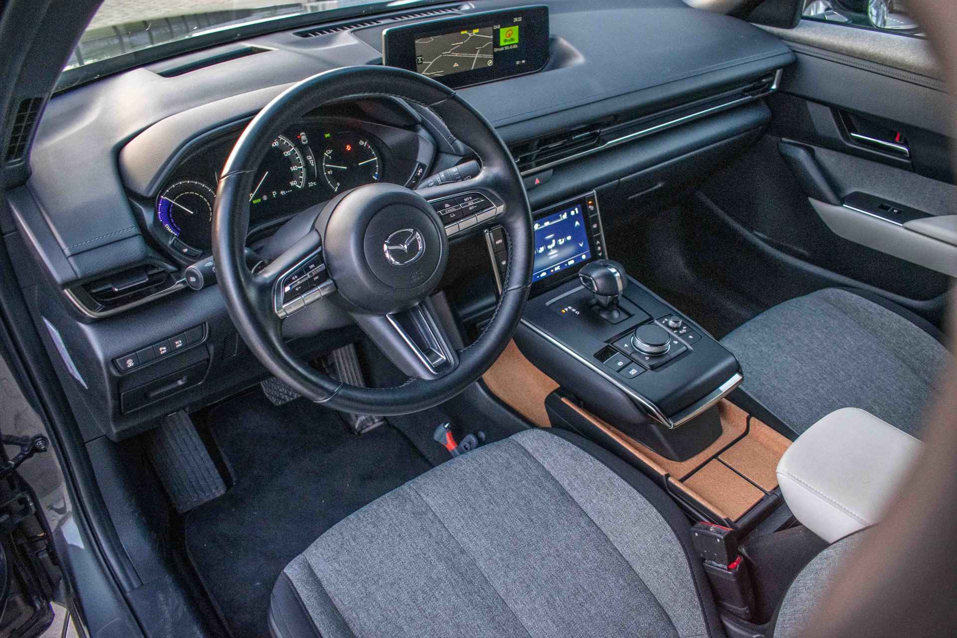Mazda MX-30 e-SkyActiv EV 145 Exclusive-line 36 kWh 3 fase | Carplay | ACC | Navi | LED | Climate control | Dode hoek | Voorstoelen verwarmd | Camera | DAB | Keyless - 7/24