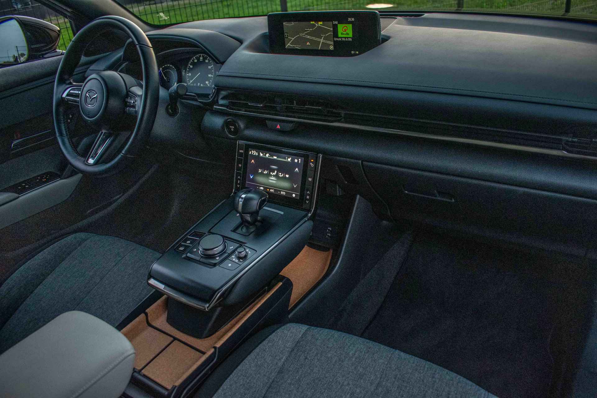 Mazda MX-30 e-SkyActiv EV 145 Exclusive-line 36 kWh 3 fase | Carplay | ACC | Navi | LED | Climate control | Dode hoek | Voorstoelen verwarmd | Camera | DAB | Keyless - 20/24