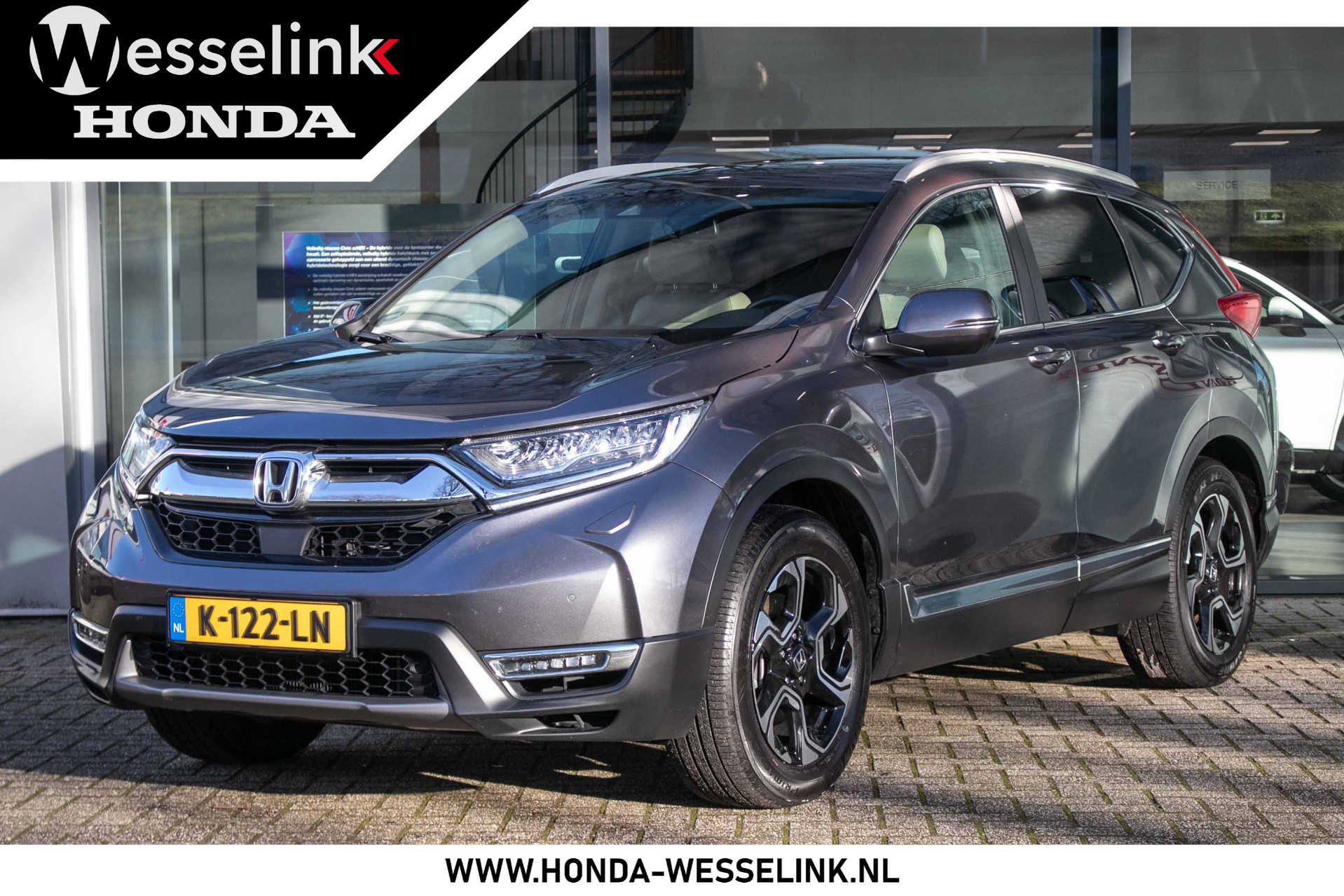 Honda CR-V 2.0 Hybrid Lifestyle - All in rijklaarprijs | Afn. trekhaak | Ivory leder | Navi | Camera