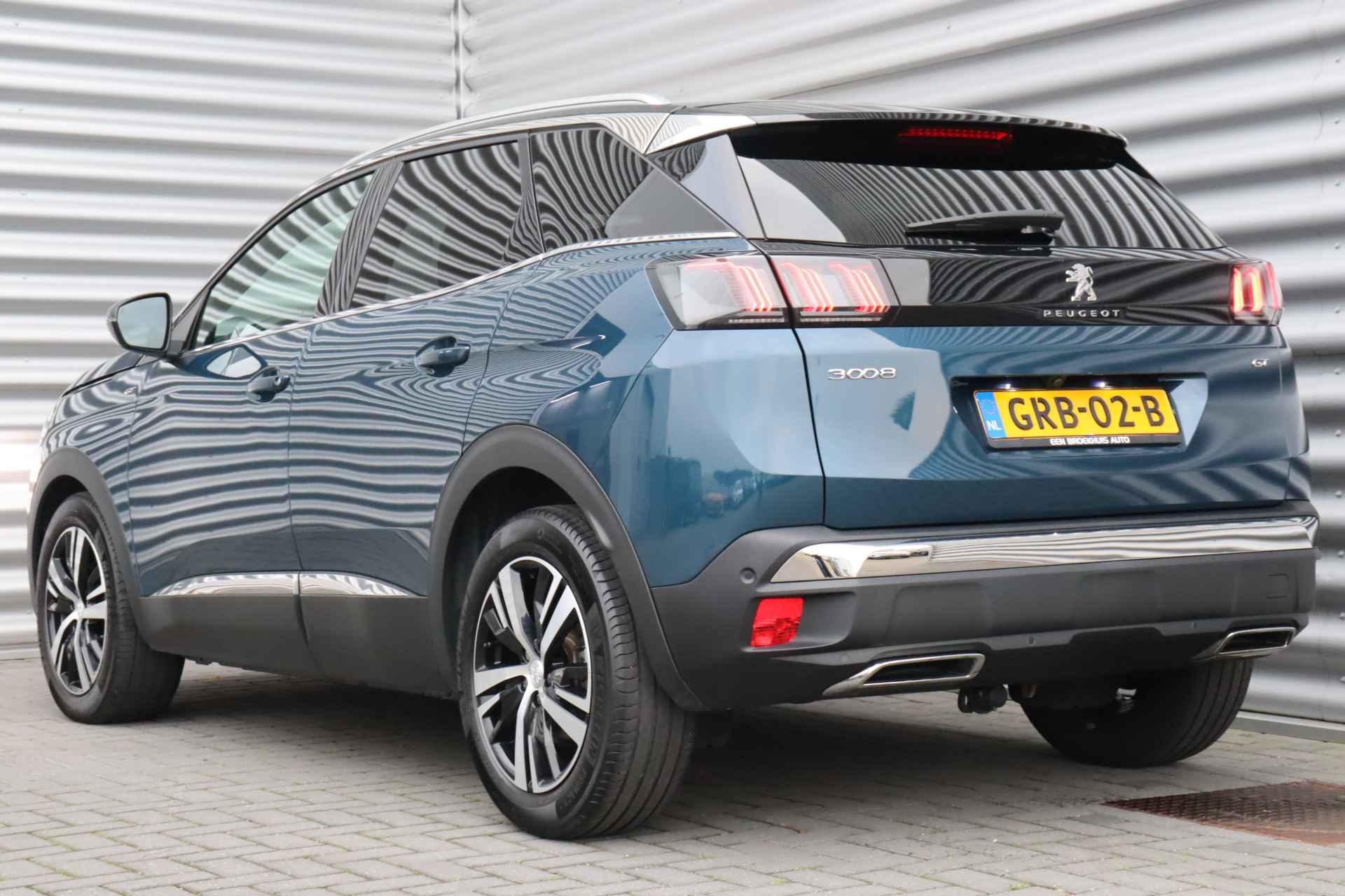 Peugeot 3008 1.6 PURETECH 180PK GT PACK BUSINESS AUTOMAAT / NAVI / LEDER / CLIMA / LED / PDC / 18" LMV / CAMERA / KEYLESS / 1500KG TREKGEWICH - 9/49