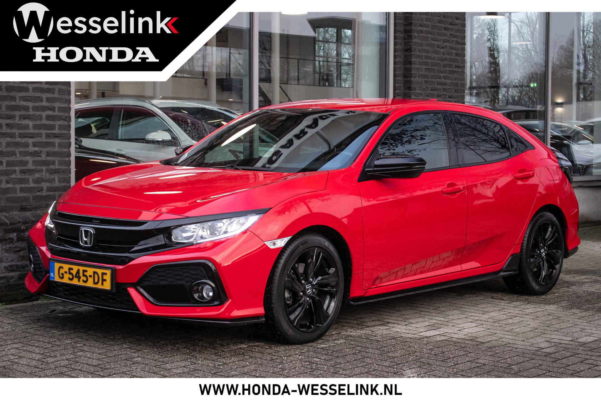 Honda Civic 1.0 i-VTEC Elegance Black Edition - All-in rijklrprs | Honda Sensing | trekhaak