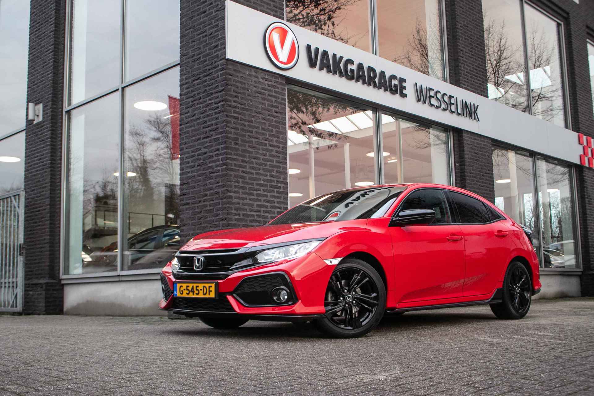 Honda Civic 1.0 i-VTEC Elegance Black Edition - All-in rijklrprs | Honda Sensing | trekhaak - 11/41