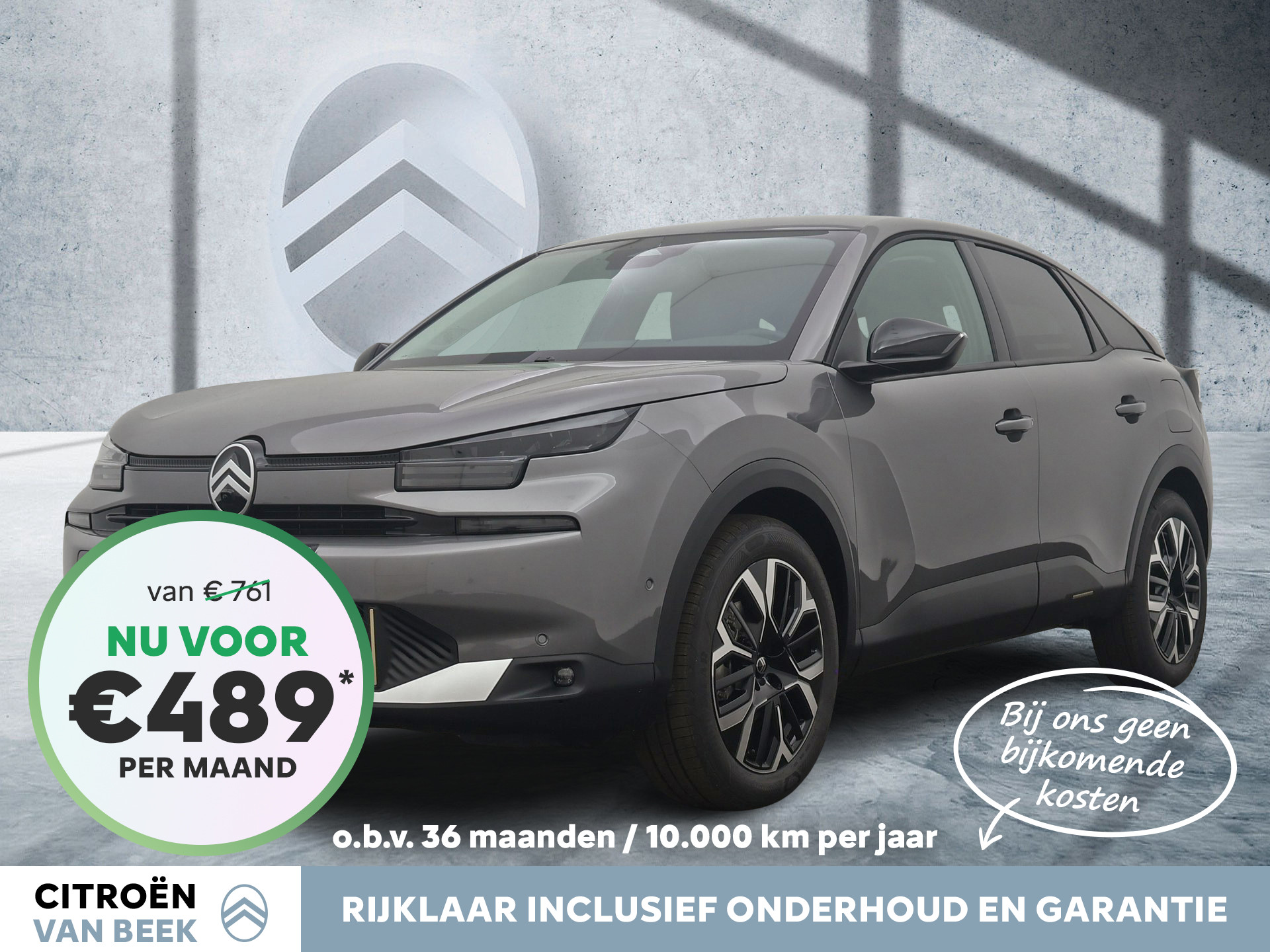 Citroën C4 Hybrid 136 PK Automaat Max | Private Lease 36 mnd 10.000 p.j. €489,- | Adaptive Cruise Control | Camera voor + achter |