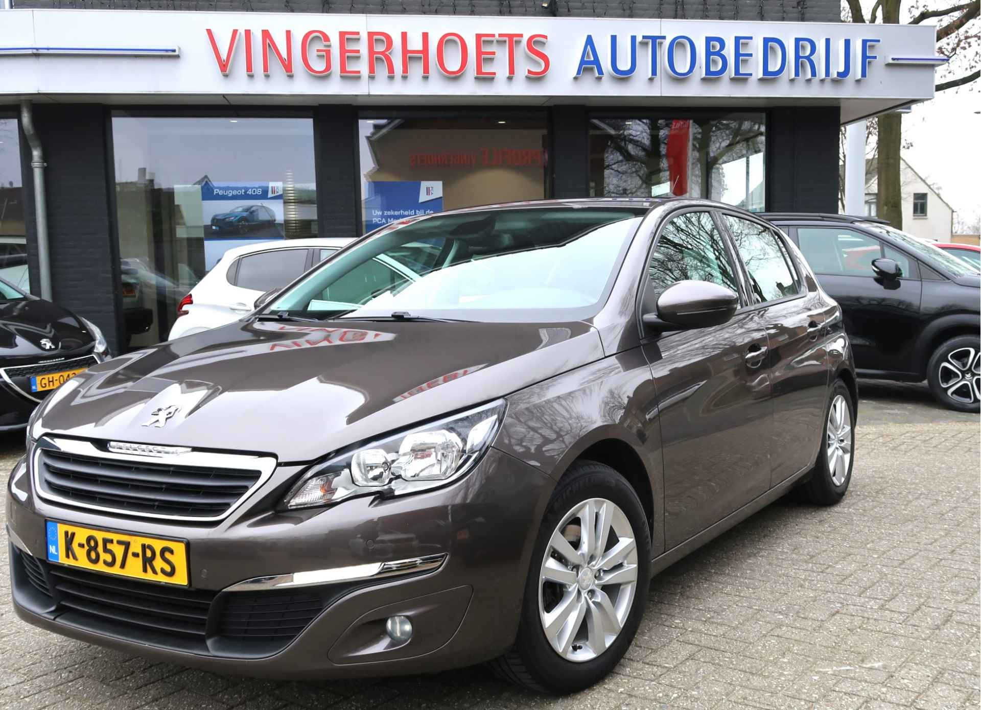 Peugeot 308 1.6 - 16v Benzine 125 Pk. 5-Deurs * Navigatie * Climate & Cruise Control * Parkeersensoren * L.M. Velgen * Trekhaak * Vingerhoets; Vierde Generatie Eersteklas Service ! - 3/42