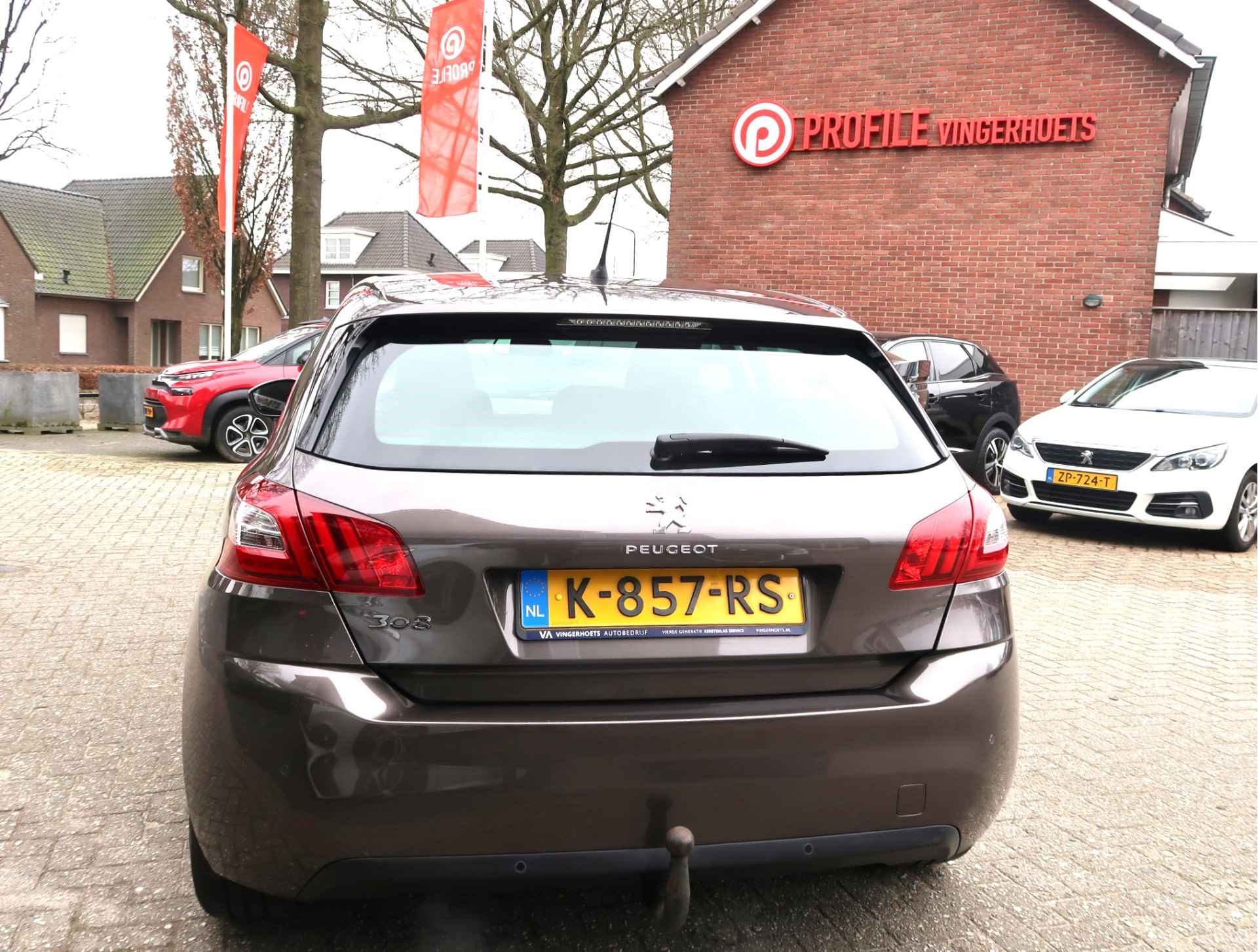 Peugeot 308 1.6 - 16v Benzine 125 Pk. 5-Deurs * Navigatie * Climate & Cruise Control * Parkeersensoren * L.M. Velgen * Trekhaak * Vingerhoets; Vierde Generatie Eersteklas Service ! - 5/42