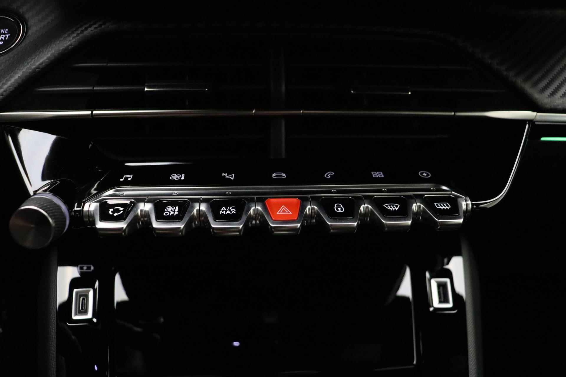 Peugeot e-208 EV GT Pack 50 kWh 3-fase | Alcantara | Keyless-Entry | Black diamond dak | Dodehoeksensor | Adaptieve Cruise Control - 21/38