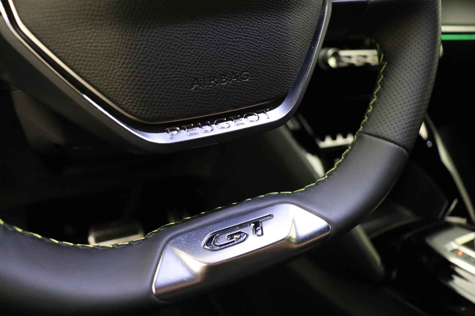 Peugeot e-208 EV GT Pack 50 kWh 3-fase | Alcantara | Keyless-Entry | Black diamond dak | Dodehoeksensor | Adaptieve Cruise Control - 33/38
