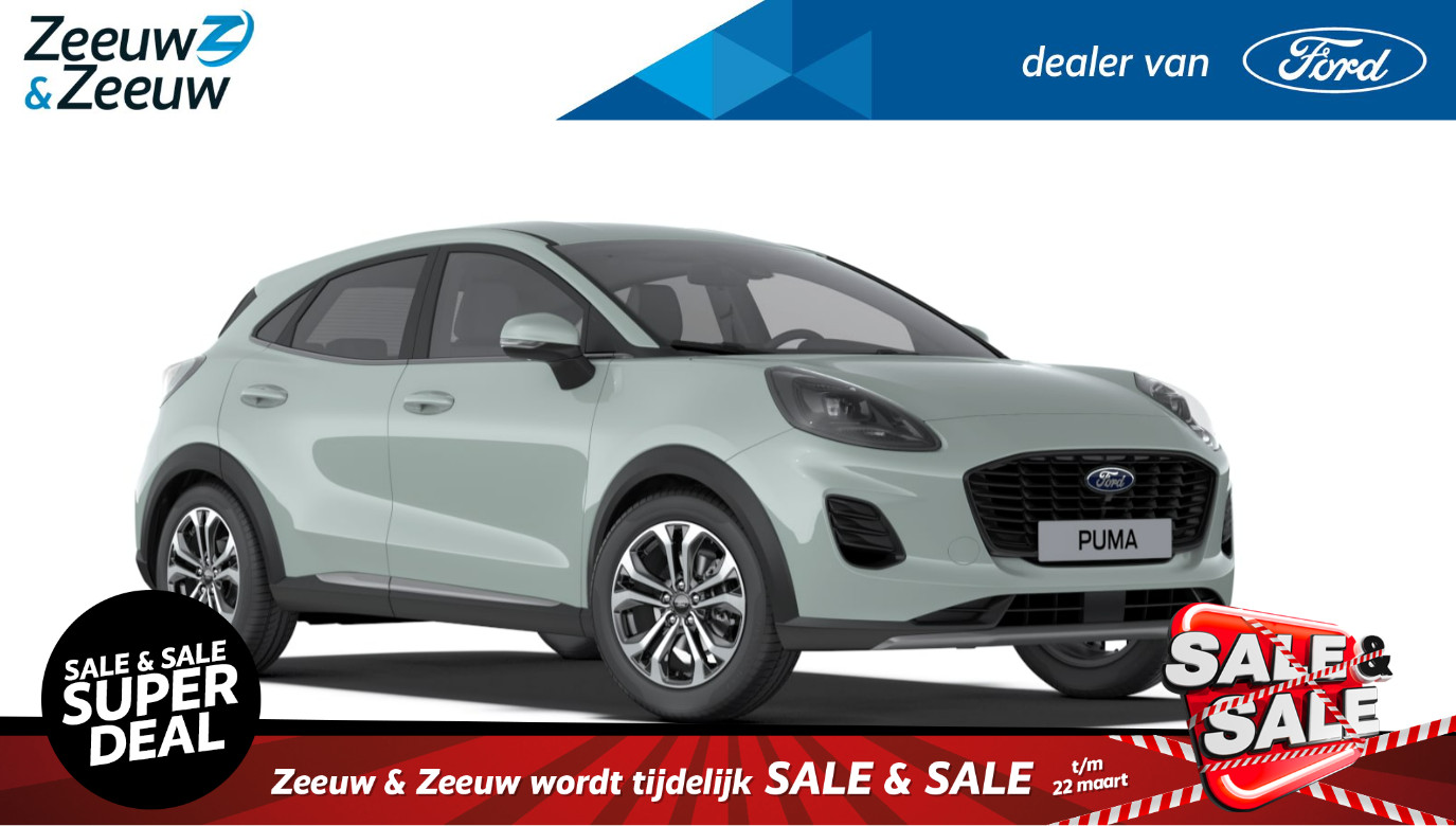 Ford Puma 1.0 EcoBoost Hybrid Titanium | Nieuw model 2024 | €4000,- korting | Nieuw te bestellen |