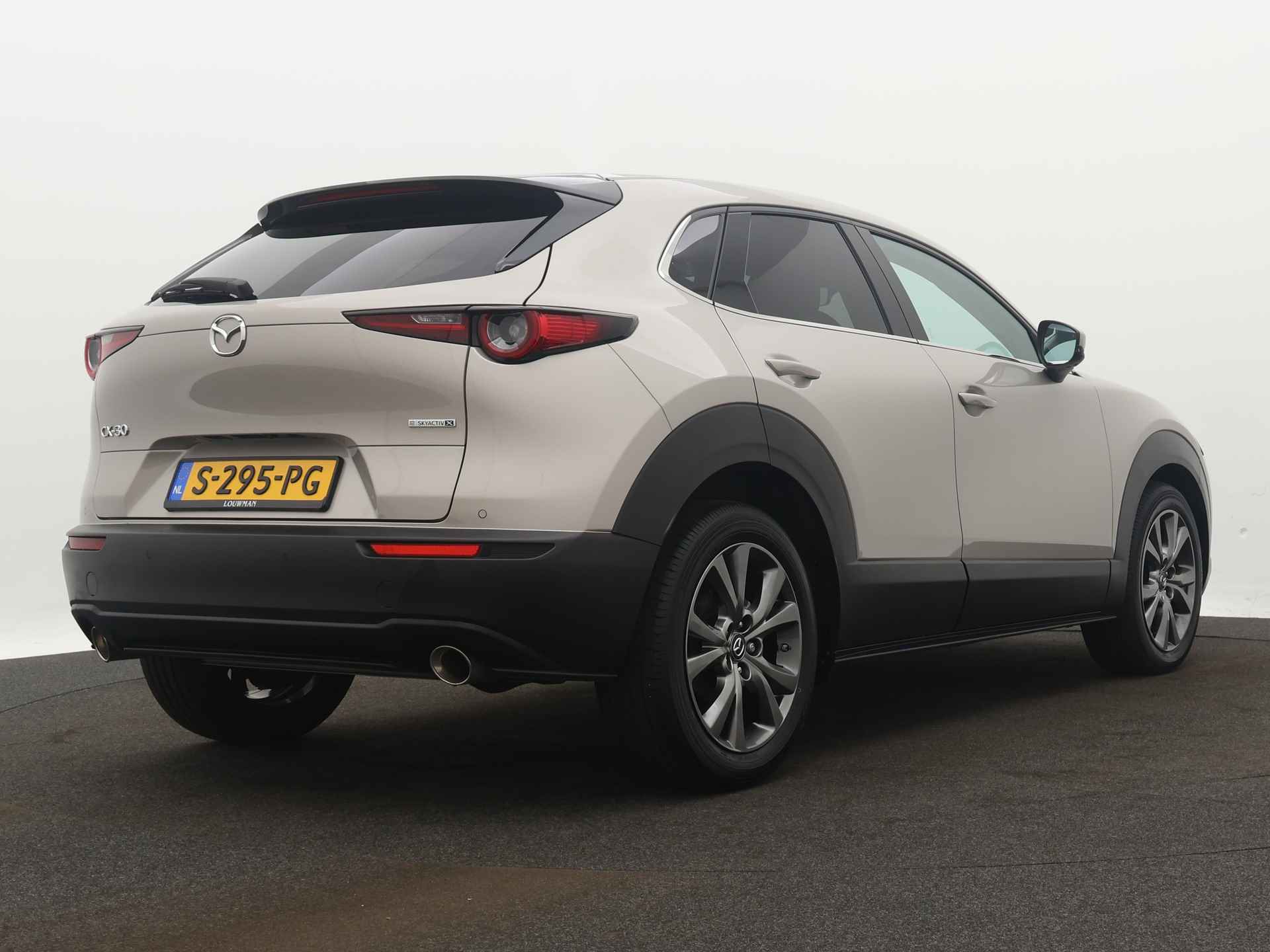 Mazda CX-30 2.0 e-SkyActiv-X M Hybrid Luxury | 360 Camera | Parkeersensoren | Stoel en stuurwiel verwarmd | Cruise Control Adaptief | Leder | - 3/47