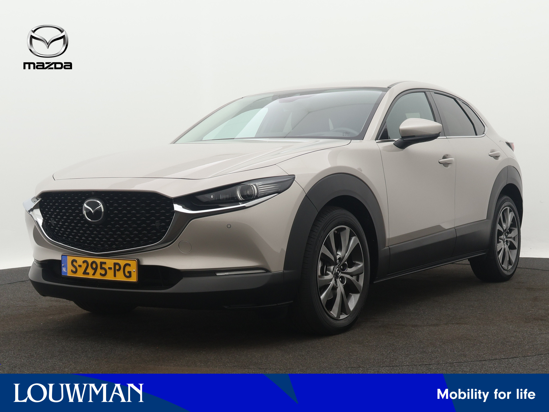 Mazda CX-30 2.0 e-SkyActiv-X M Hybrid Luxury | 360 Camera | Parkeersensoren | Stoel en stuurwiel verwarmd | Cruise Control Adaptief | Leder |