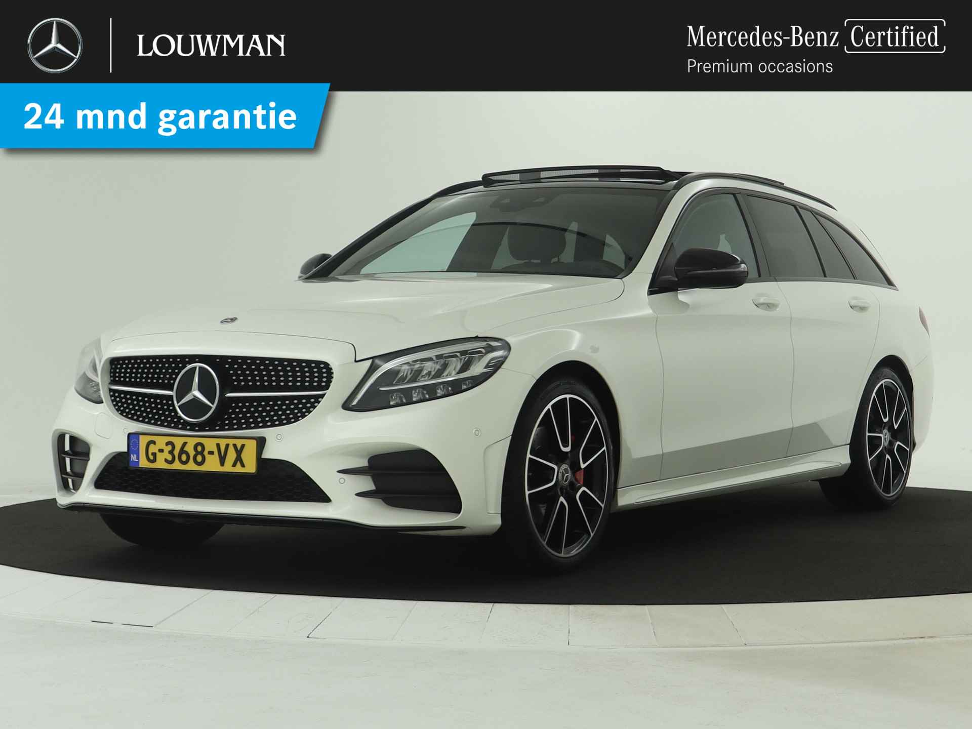 Mercedes-Benz C-Klasse Estate 180 AMG-line | Panoramadak | Burmeister audio | 19 inch. LM velgen | Parking support met camera achter | Navigatie | Inclusief 24 maanden MB Certified garantie voor Europa. - 1/43