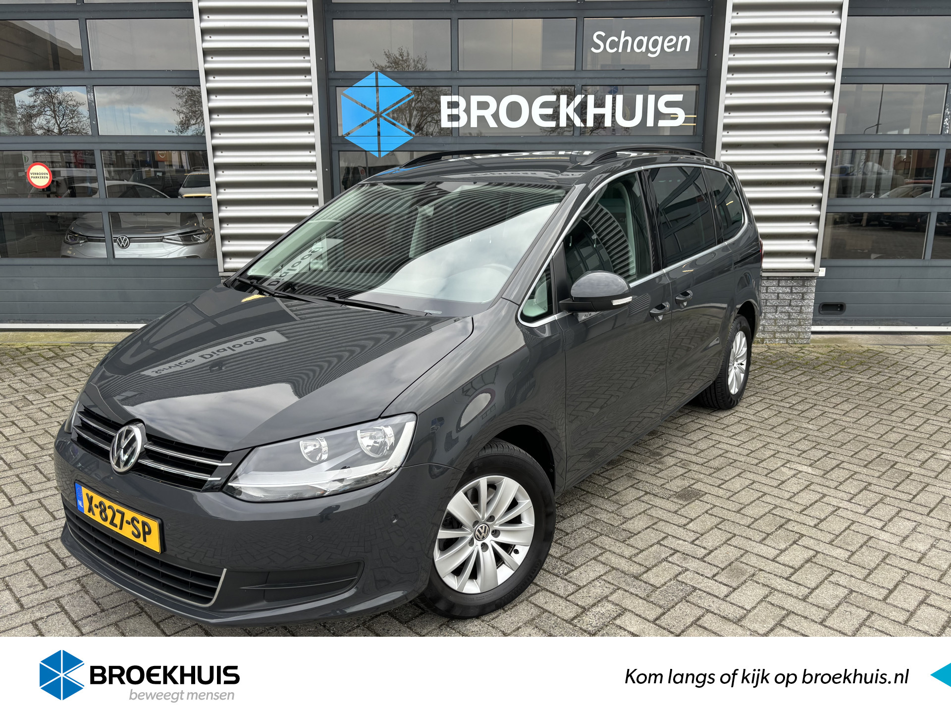Volkswagen Sharan 1.4 TSI 150 pk Exclusive Series 6-DSG | Cruise Adaptief | Dodehoek | Navigatie | Sensoren | bij viaBOVAG.nl