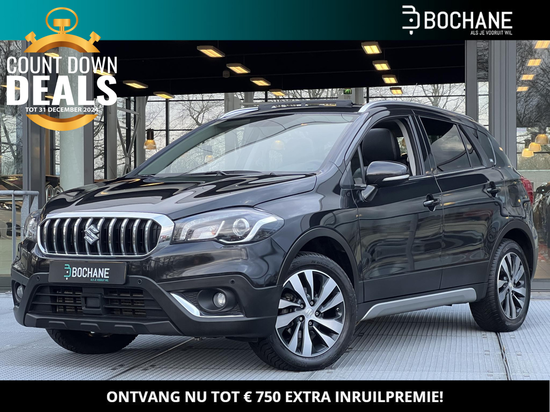 Suzuki S-Cross 1.4 Boosterjet Style AllGrip Automaat | Panoramadak | Leder