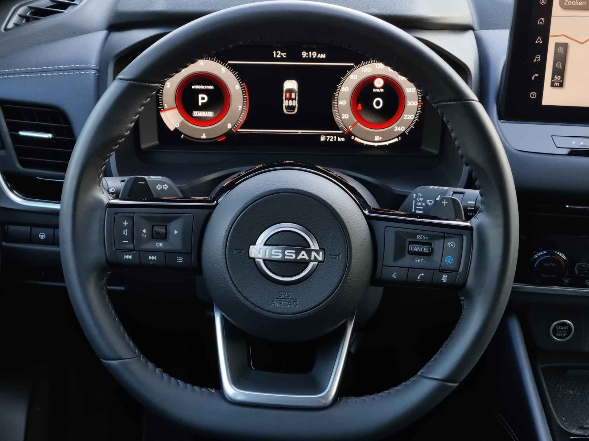 Nissan Qashqai 1.3 MHEV Xtronic Tekna Automaat / Private Lease Vanaf €759,- / 1800KG Trekgewicht / Panoramadak / Head-up Display / - 30/44