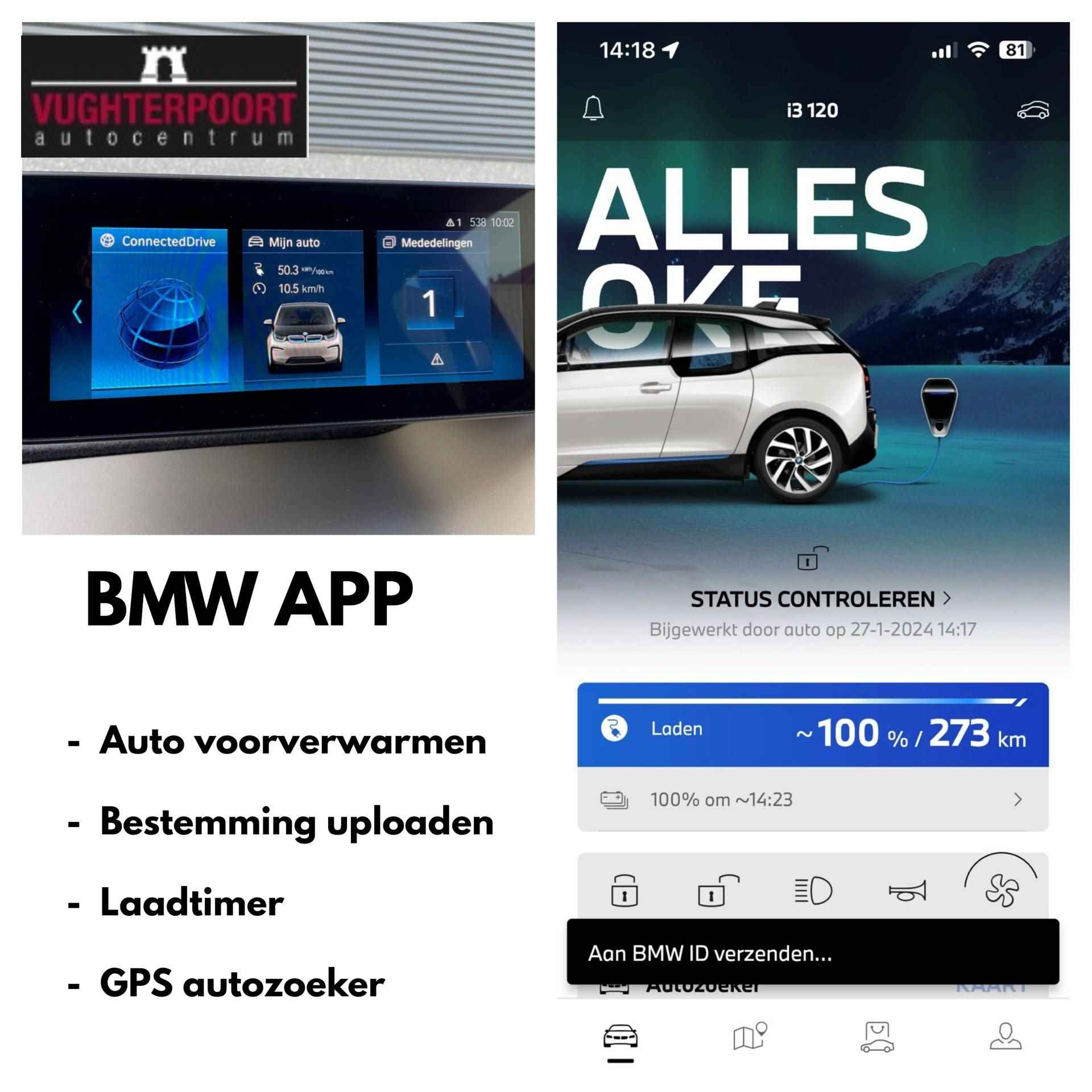 BMW i3 S 120Ah 42 kWh 185pk RoadStyle Edition leder/schuifdak/Accu 96% - 34/63