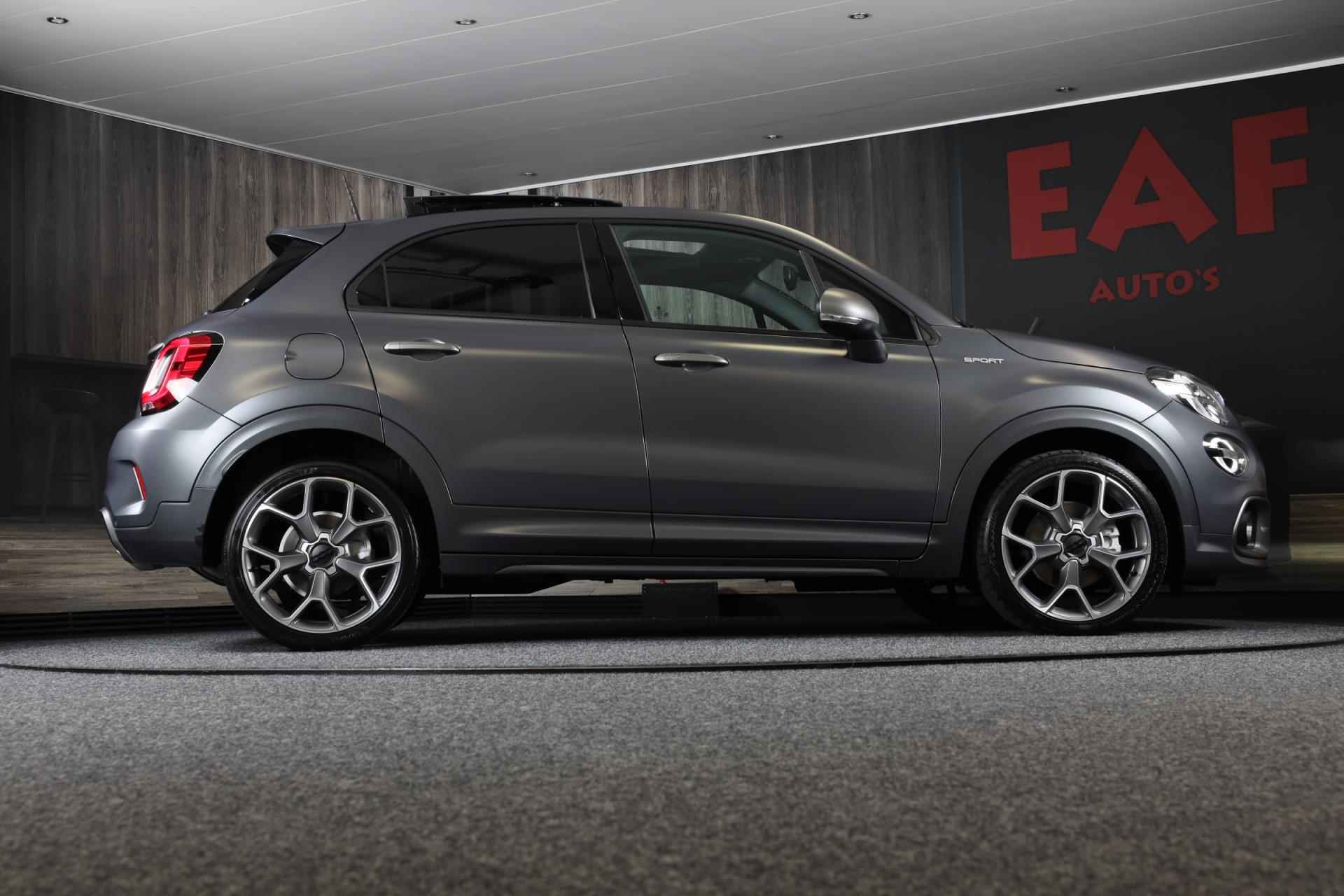 Fiat 500 X 1.3 FireFly Turbo 150 Sport / AUT / ACC / Navi / Leder / Camera / Lane Assist / Open Panoramadak / Dode Hoek / 19 Inch - 34/53