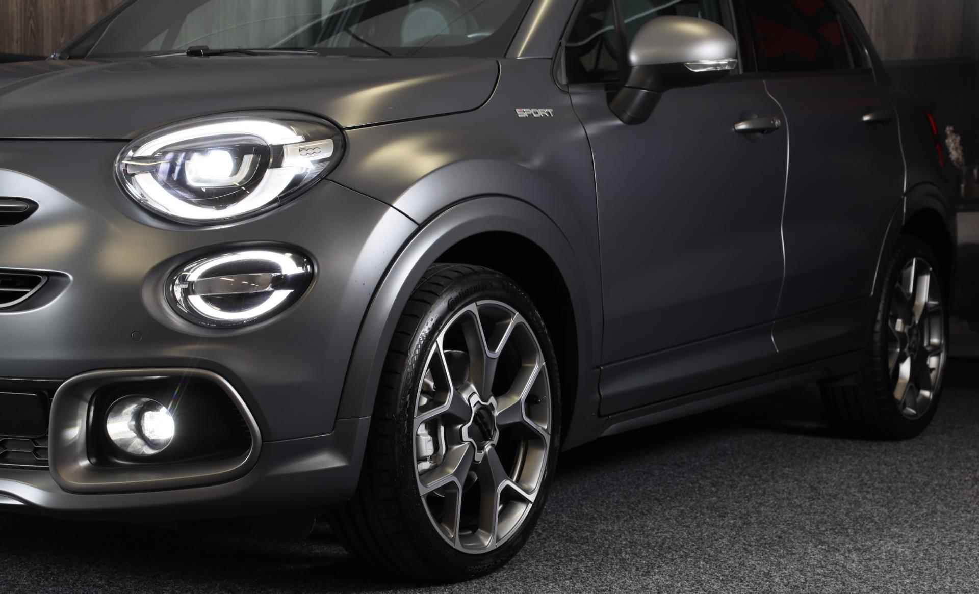 Fiat 500 X 1.3 FireFly Turbo 150 Sport / AUT / ACC / Navi / Leder / Camera / Lane Assist / Open Panoramadak / Dode Hoek / 19 Inch - 40/53