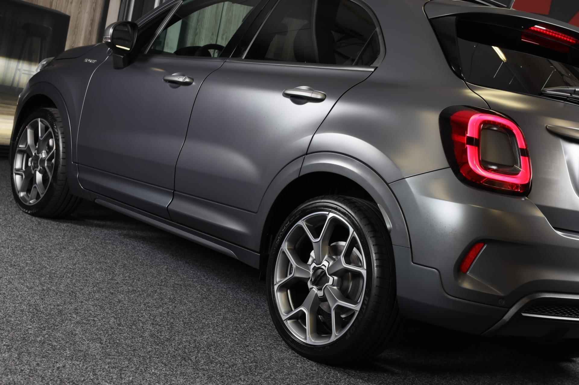 Fiat 500 X 1.3 FireFly Turbo 150 Sport / AUT / ACC / Navi / Leder / Camera / Lane Assist / Open Panoramadak / Dode Hoek / 19 Inch - 43/53