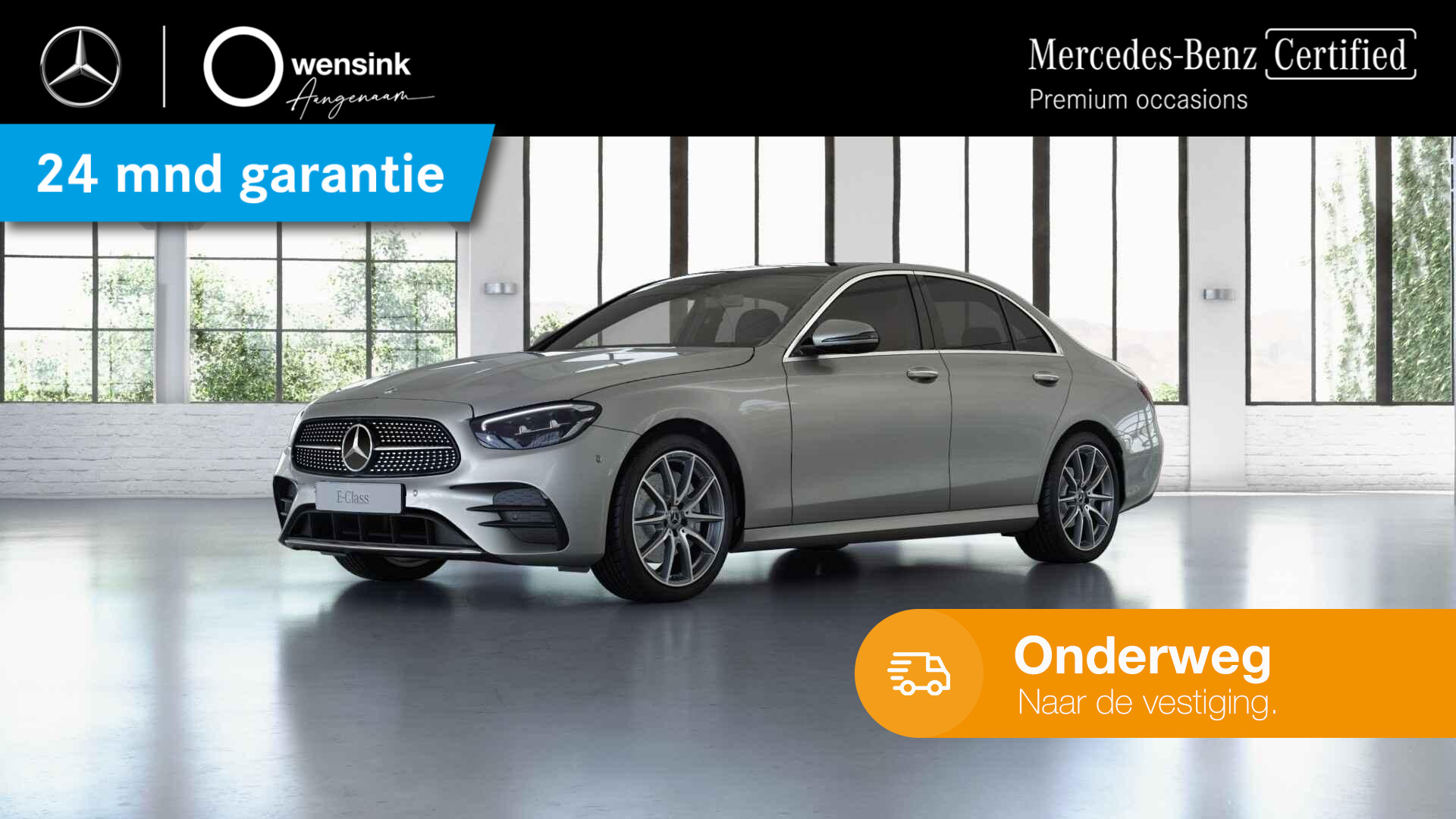 Mercedes-Benz E-klasse 200 AMG Line | Panoramadak | Burmester | Memory | 360 graden camera |