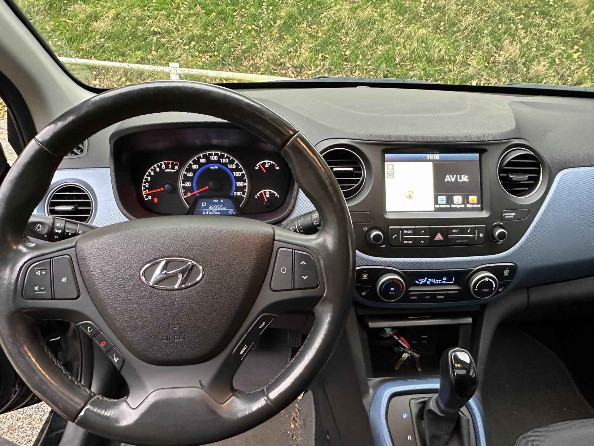 Hyundai I10 1.0i i-Premium stoel/stuurver.- carplay -opendak - 15/33