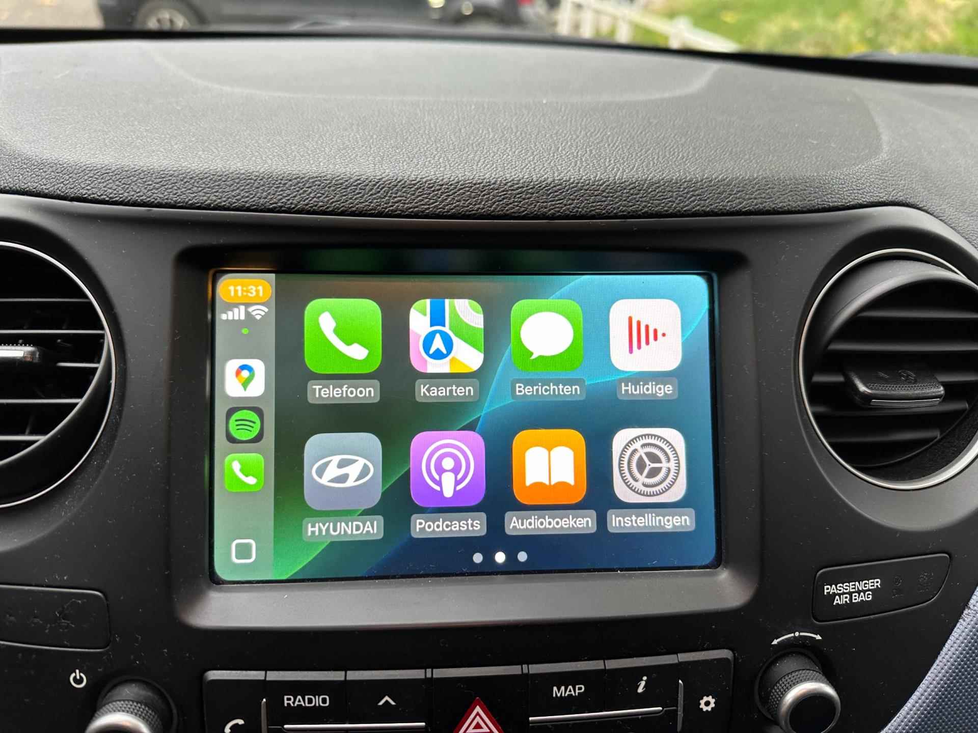 Hyundai I10 1.0i i-Premium stoel/stuurver.- carplay -opendak - 32/33