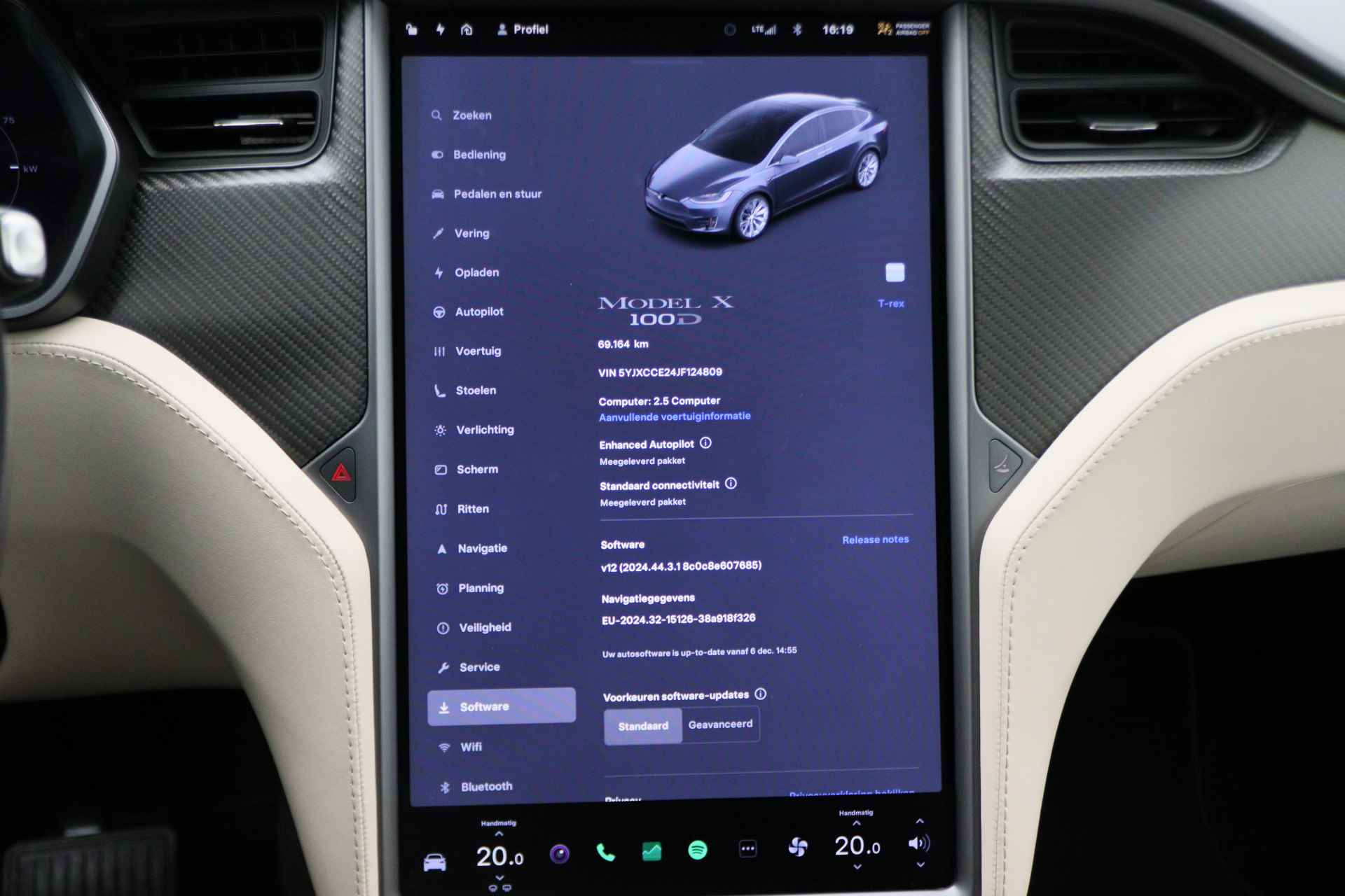 Tesla Model X 100D AWD 6p. Autopilot, Climate, LED, Luchtvering, Camera, Leer, Navigatie, Trekhaak, 20'' - 54/61