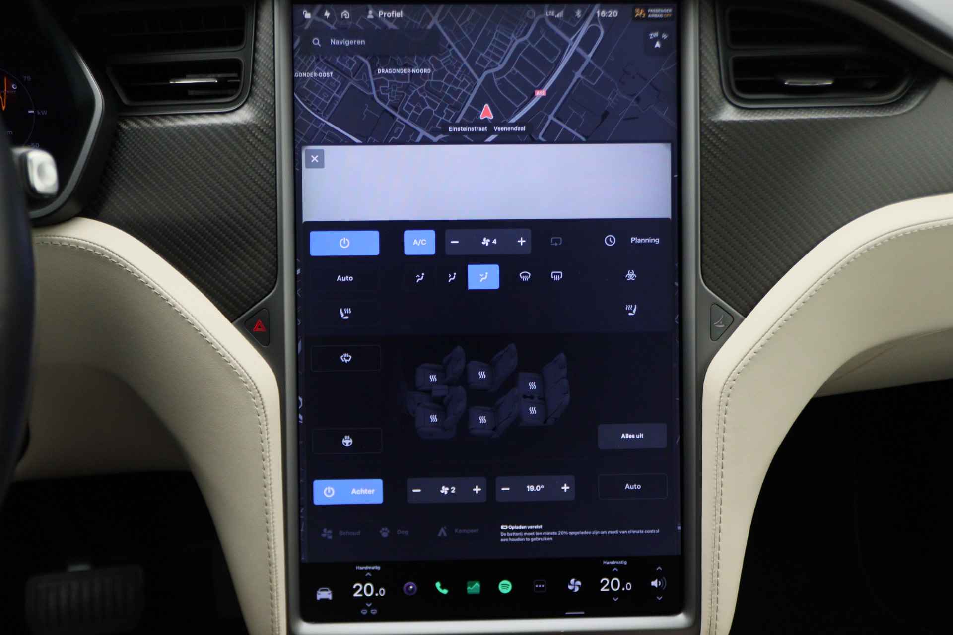 Tesla Model X 100D AWD 6p. Autopilot, Climate, LED, Luchtvering, Camera, Leer, Navigatie, Trekhaak, 20'' - 56/61