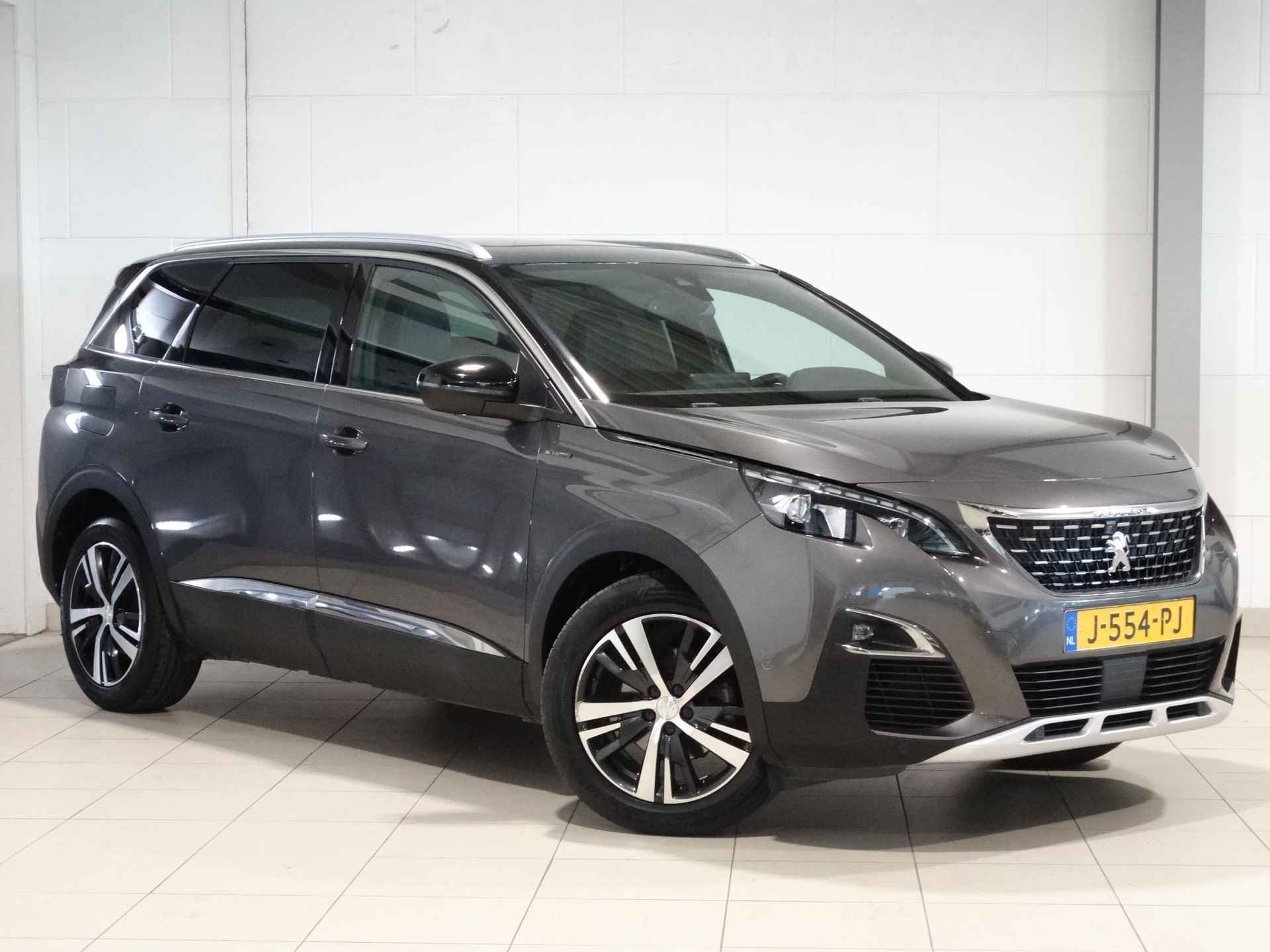 Peugeot 5008 SUV GT-Line 1.2 PureTech 130pk EAT8 AUTOMAAT | SCHUIF/KANTELDAK | NAPPA LEDER | ADAPTIVE CRUISE | HANDSFREE A.KLEP | TREKHAAK | NAVI | DAB+ | - 7/76