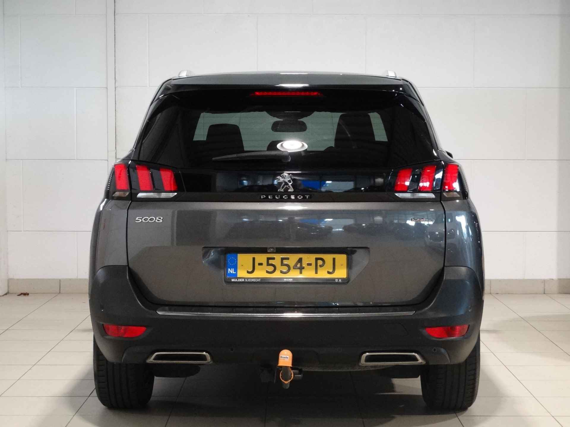 Peugeot 5008 SUV GT-Line 1.2 PureTech 130pk EAT8 AUTOMAAT | SCHUIF/KANTELDAK | NAPPA LEDER | ADAPTIVE CRUISE | HANDSFREE A.KLEP | TREKHAAK | NAVI | DAB+ | - 9/76