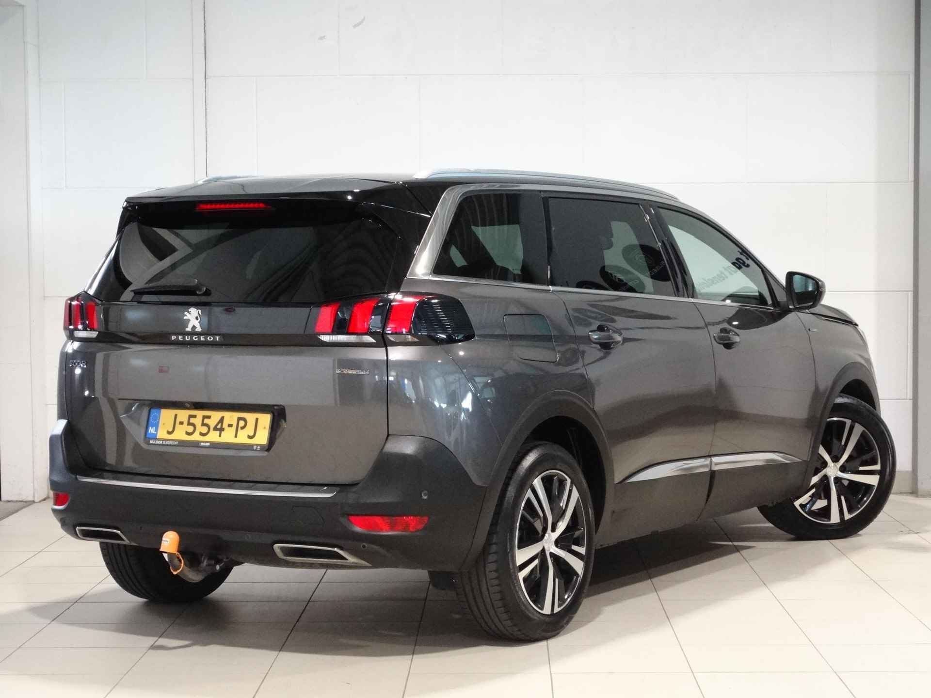 Peugeot 5008 SUV GT-Line 1.2 PureTech 130pk EAT8 AUTOMAAT | SCHUIF/KANTELDAK | NAPPA LEDER | ADAPTIVE CRUISE | HANDSFREE A.KLEP | TREKHAAK | NAVI | DAB+ | - 10/76