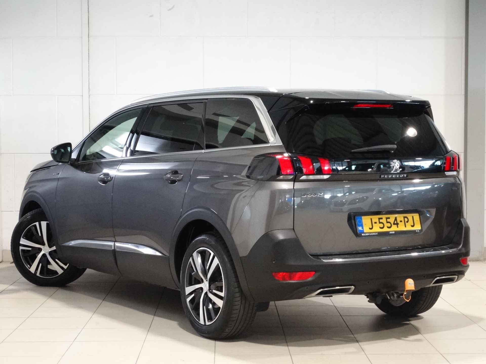 Peugeot 5008 SUV GT-Line 1.2 PureTech 130pk EAT8 AUTOMAAT | SCHUIF/KANTELDAK | NAPPA LEDER | ADAPTIVE CRUISE | HANDSFREE A.KLEP | TREKHAAK | NAVI | DAB+ | - 11/76