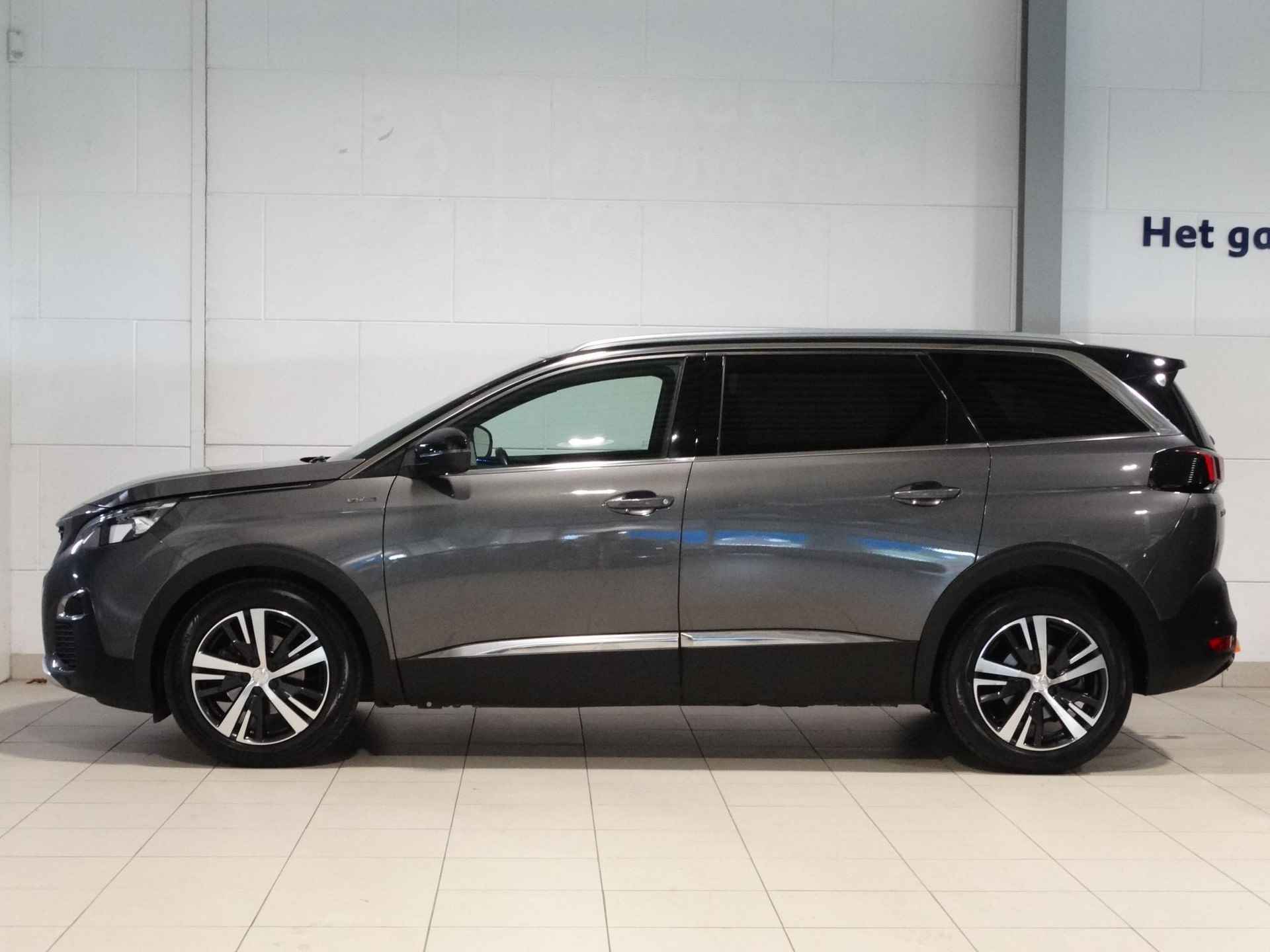 Peugeot 5008 SUV GT-Line 1.2 PureTech 130pk EAT8 AUTOMAAT | SCHUIF/KANTELDAK | NAPPA LEDER | ADAPTIVE CRUISE | HANDSFREE A.KLEP | TREKHAAK | NAVI | DAB+ | - 12/76