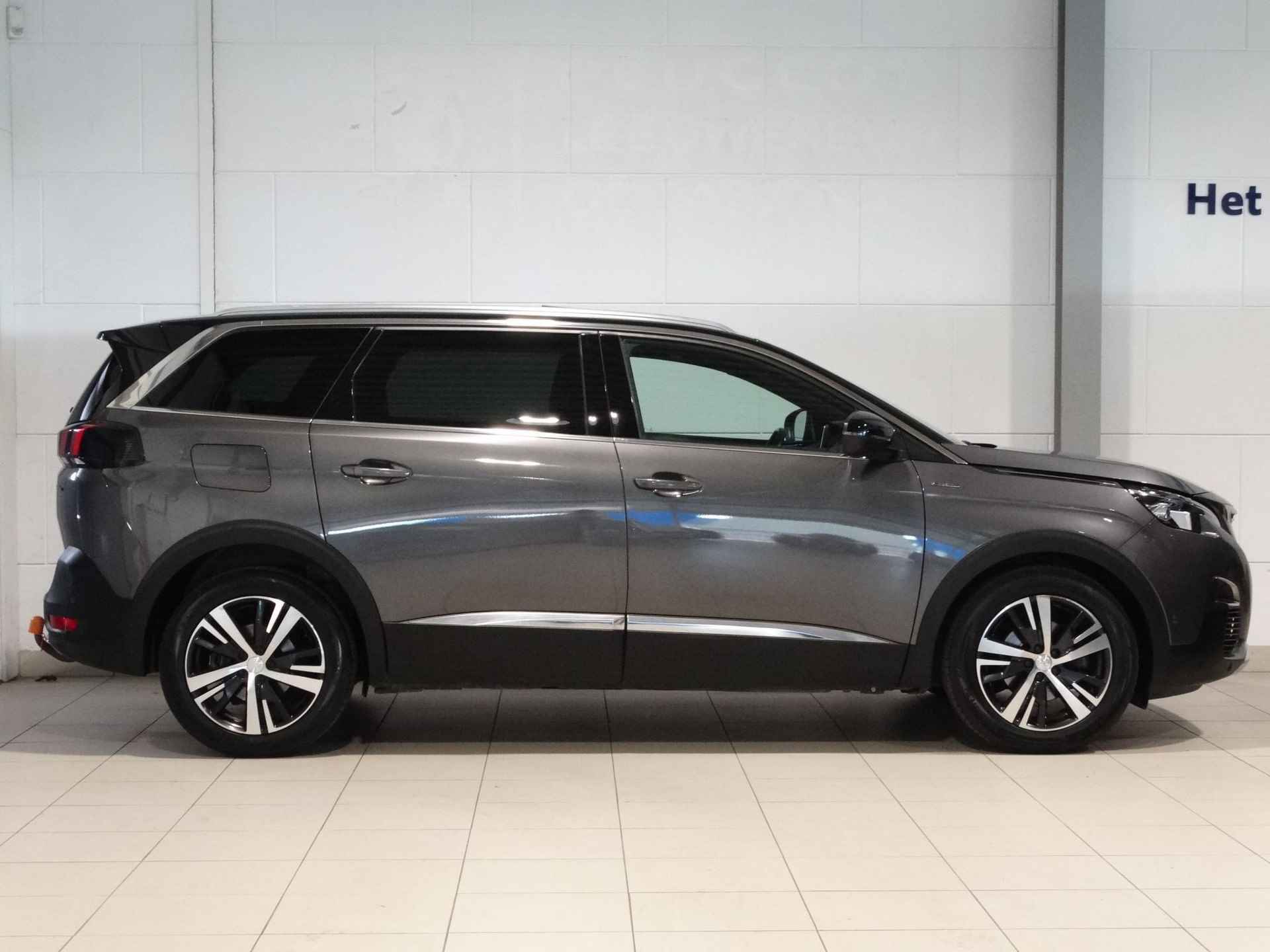 Peugeot 5008 SUV GT-Line 1.2 PureTech 130pk EAT8 AUTOMAAT | SCHUIF/KANTELDAK | NAPPA LEDER | ADAPTIVE CRUISE | HANDSFREE A.KLEP | TREKHAAK | NAVI | DAB+ | - 13/76