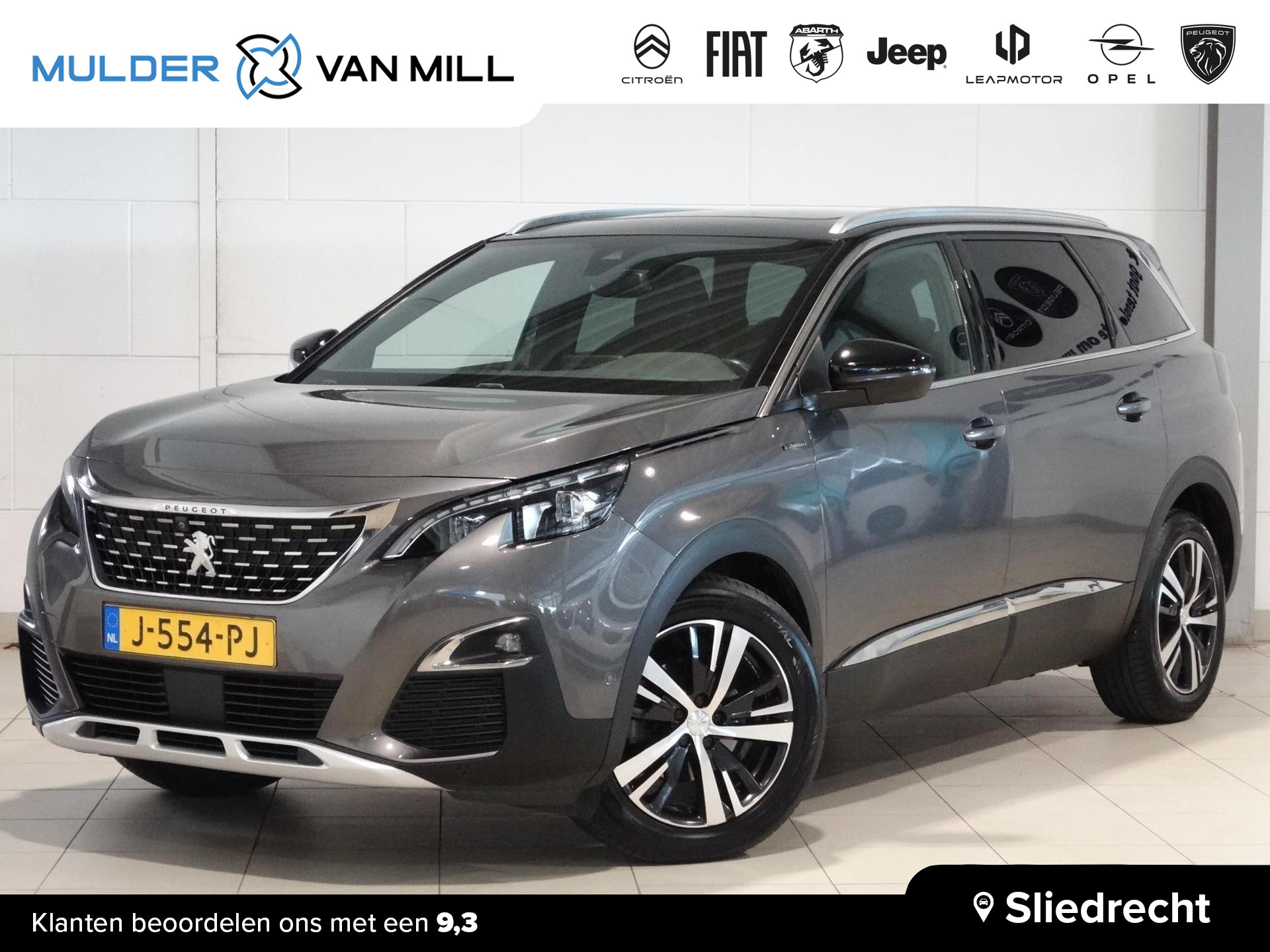 Peugeot 5008 SUV GT-Line 1.2 PureTech 130pk EAT8 AUTOMAAT | SCHUIF/KANTELDAK | NAPPA LEDER | ADAPTIVE CRUISE | HANDSFREE A.KLEP | TREKHAAK | NAVI | DAB+ |