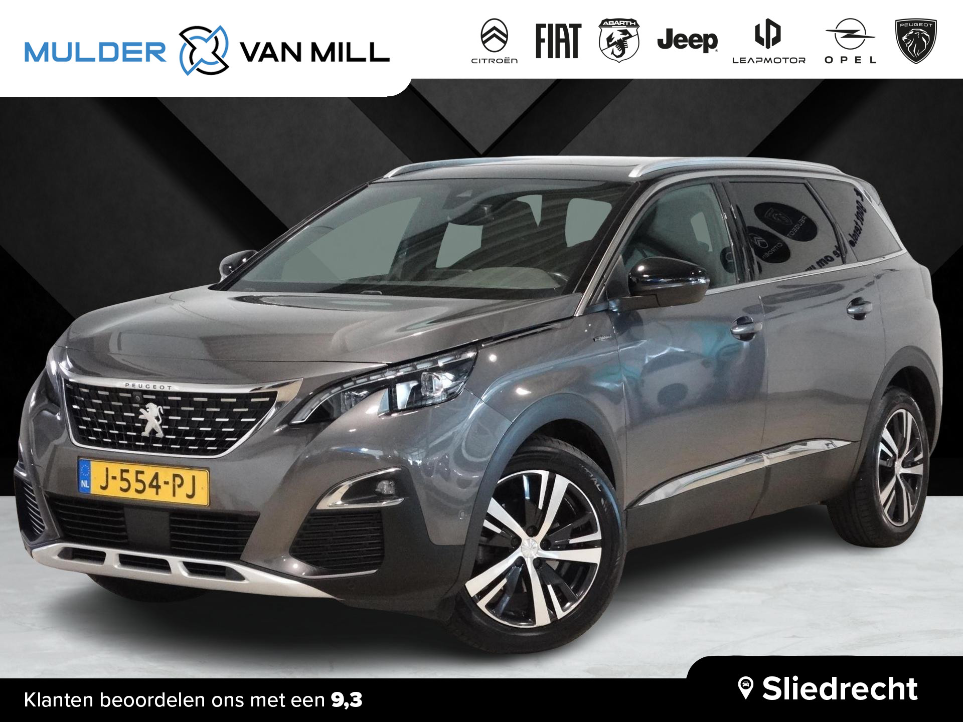 Peugeot 5008 SUV GT-Line 1.2 PureTech 130pk EAT8 AUTOMAAT | SCHUIF/KANTELDAK | NAPPA LEDER | ADAPTIVE CRUISE | HANDSFREE A.KLEP | TREKHAAK | NAVI | DAB+ |