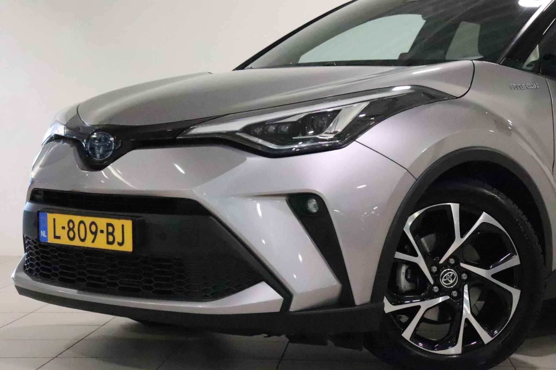 Toyota C-HR 1.8 Hybrid Style, Navi, Led Pack, Camera, Bi-Tone, Adaptieve Cruise control, Apple CarPlay / Android Auto, Stoelverwarming, Dealer Onderhouden, 1e Eigenaar - 12/33