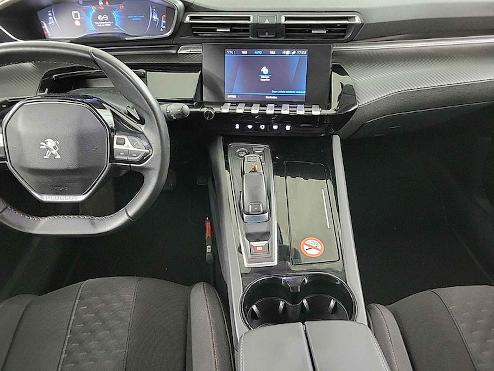 Peugeot 508 SW 1.2 PureTech Active Pack Business (131 PK) 1e-Eig. Peugeot-Dealer-Onderh. BOVAG-Onderh. NL-Auto. Parelmoer, Navigatie/Apple-Carplay/Android-Auto, Cruisecontrol, Head-Up, Keyless-Entry/Start, Parkeersensoren-V+A, Achteruitrijcamera, DAB, Licht-Zicht-Pakket, Lm-Velgen-16Inch, Privacy-Glas - 11/21