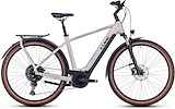 CUBE TOURING HYBRID PRO 625 PEARLYSILVER Heren Pearlysilver/black S 50cm S 2024