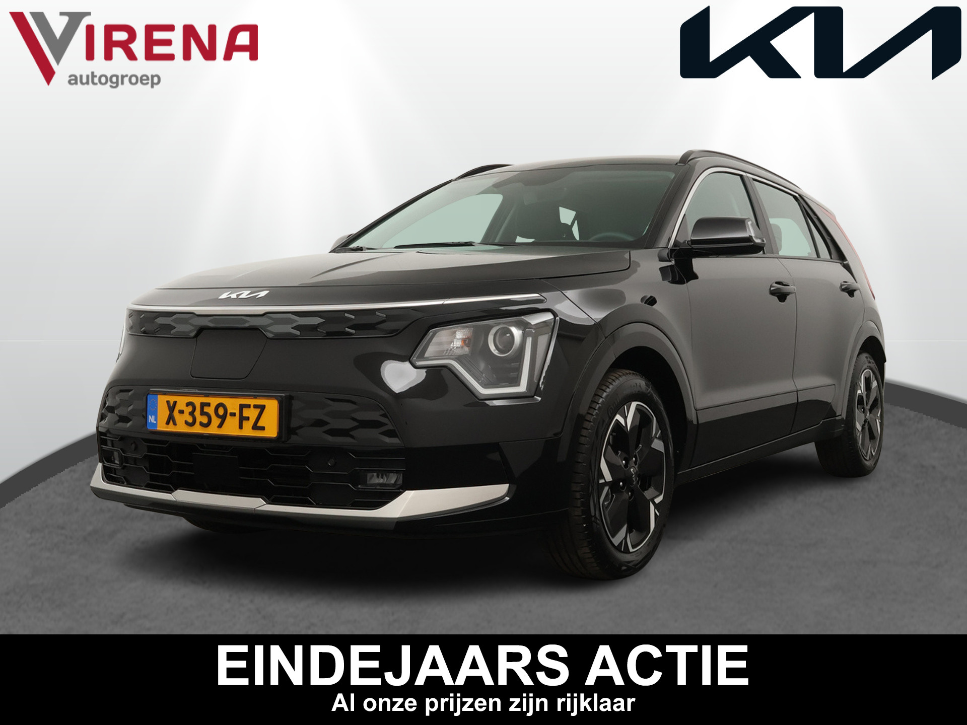 Kia Niro EV DynamicLine 64.8 kWh - Navigatie - Parkeersensoren voor en achter - Adaptieve cruise control - Fabrieksgarantie tot 11-2030