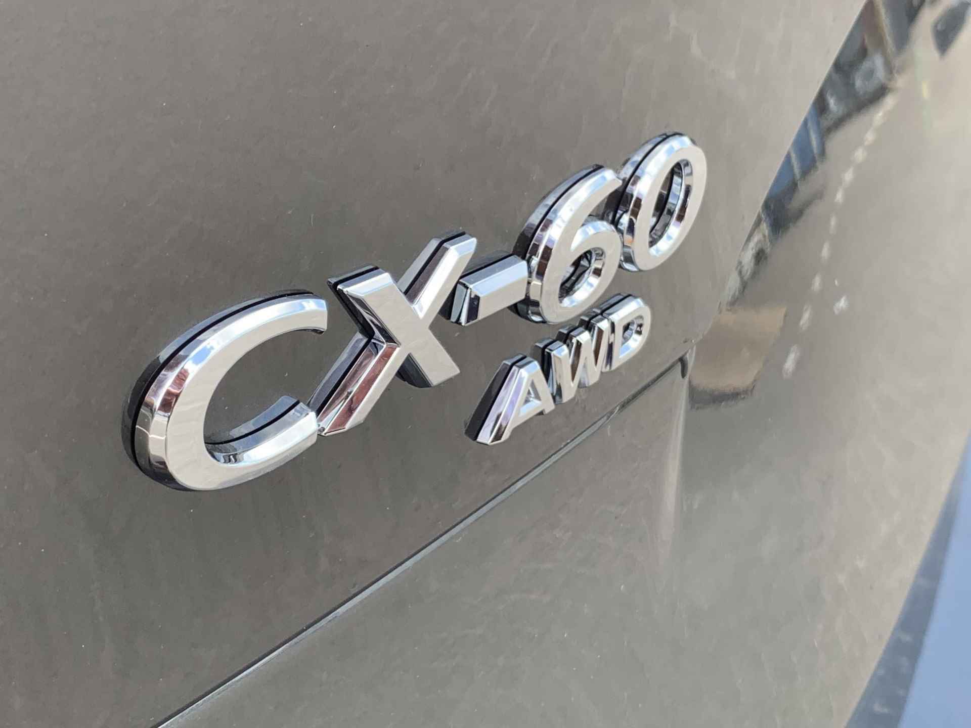 Mazda CX-60 2.5 e-SkyActiv PHEV Homura | Panoramadak | 360gr Camera | Apple Carplay/Android Auto | - 23/41
