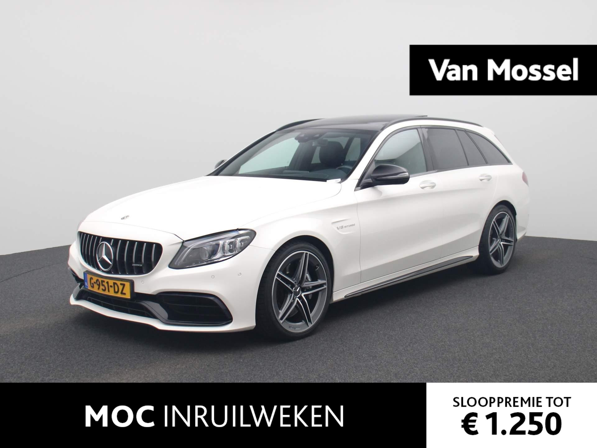 Mercedes-Benz C-klasse Estate AMG 63 Premium Plus Pack | Lederen Bekleding | Panoramadak | Head-up Display | Burmester Audio | Memory | Camera |